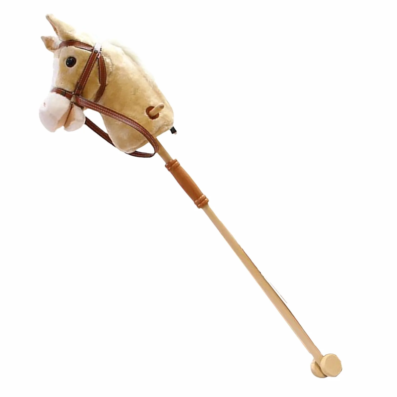 Cheval en Bâton en Bois pour Jeu d'Imitation Équestre | Jouet pour Enfants Intérieur Extérieur