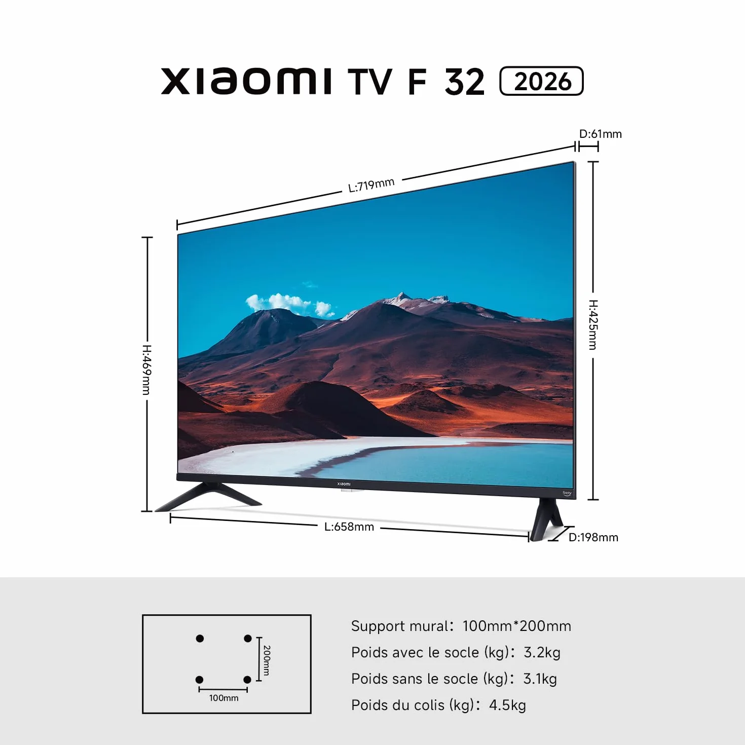 Xiaomi 32 inch Smart HD TV with Alexa, Dolby Audio, DTS Virtual:X, AirPlay