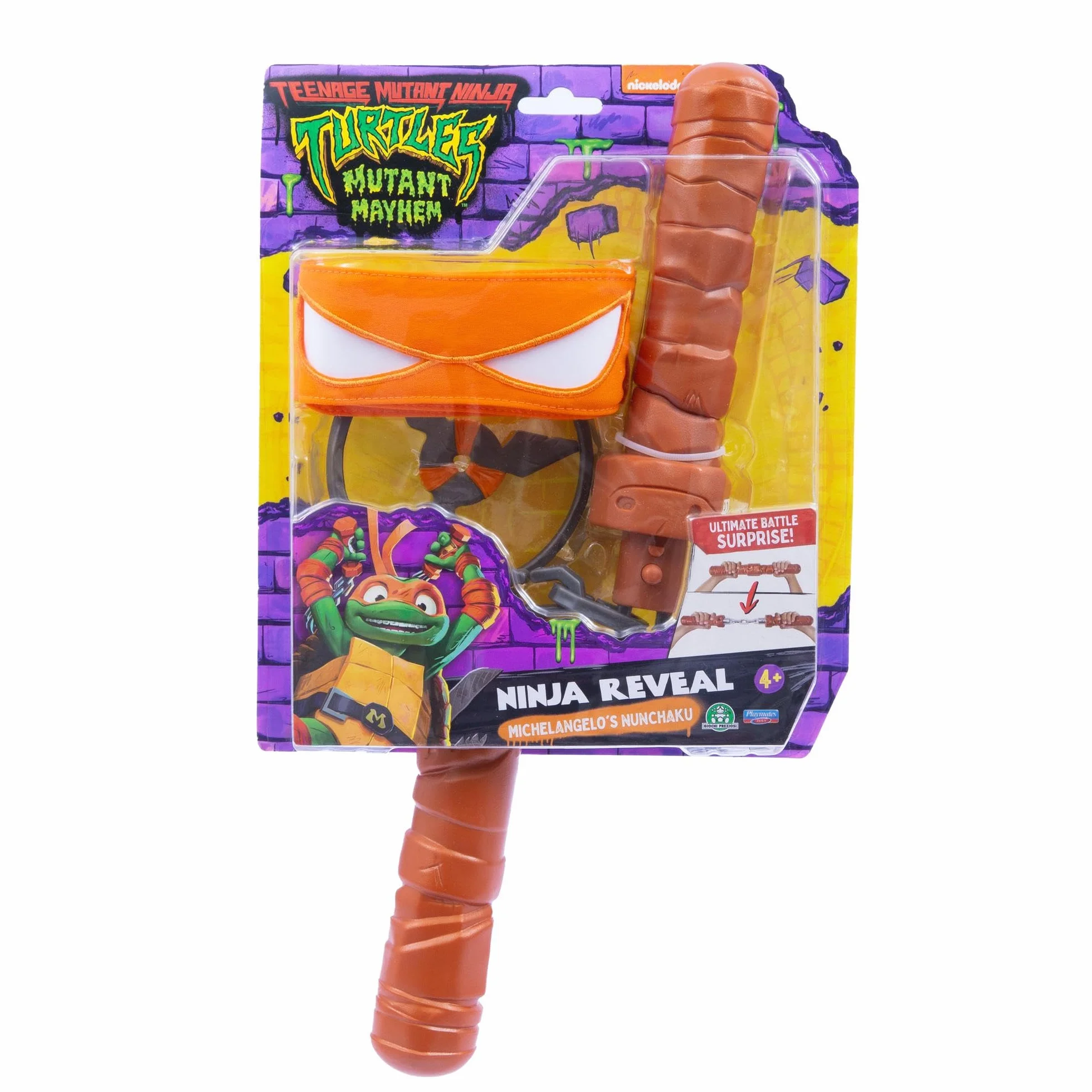 Giochi Preziosi Tortues Ninja Arme Michelangelo Jouet 4 ans TU8063