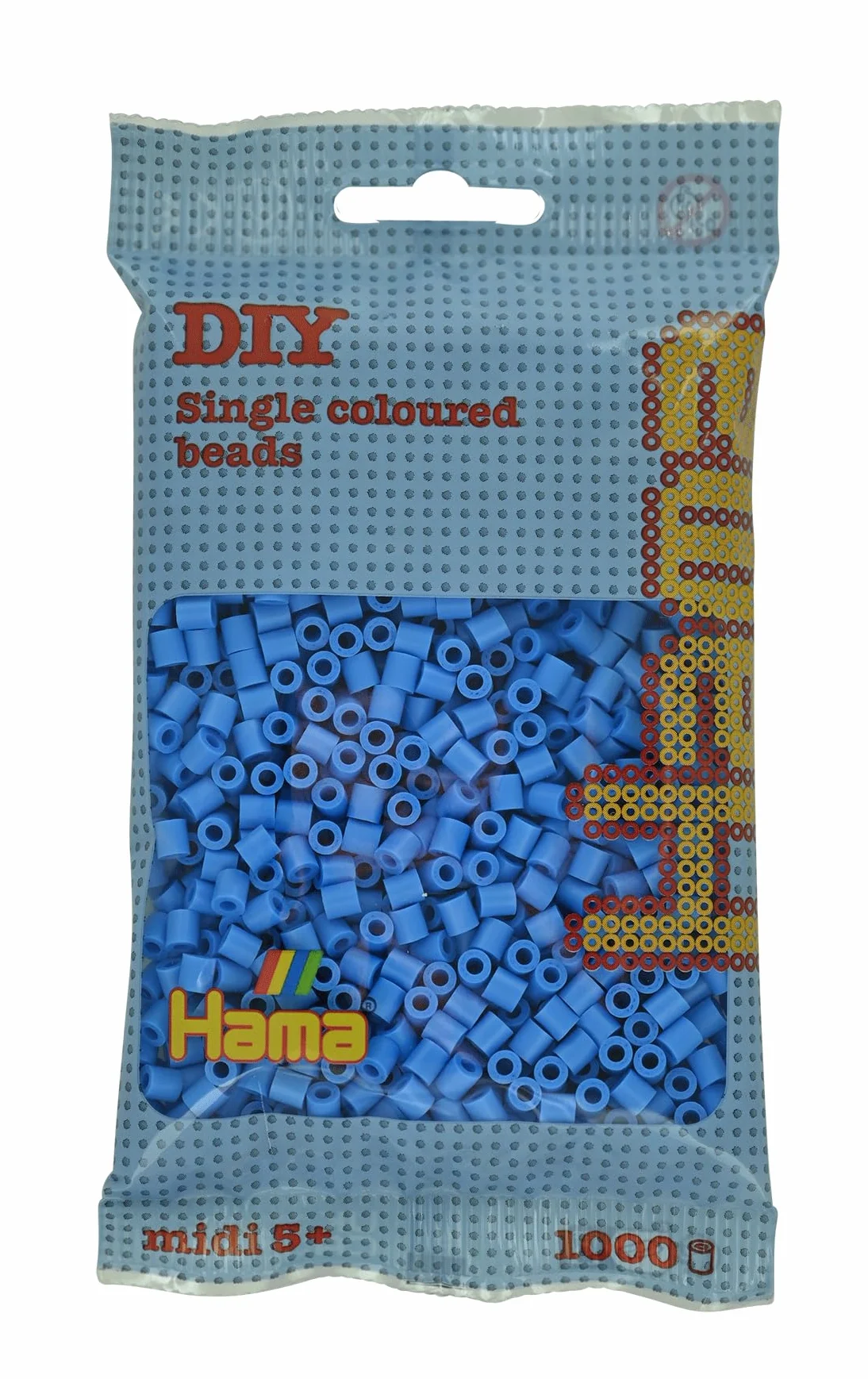 HAMA sachet perles à repasser 1000 perles midi jeu créatif décoration artisanale Bright blue