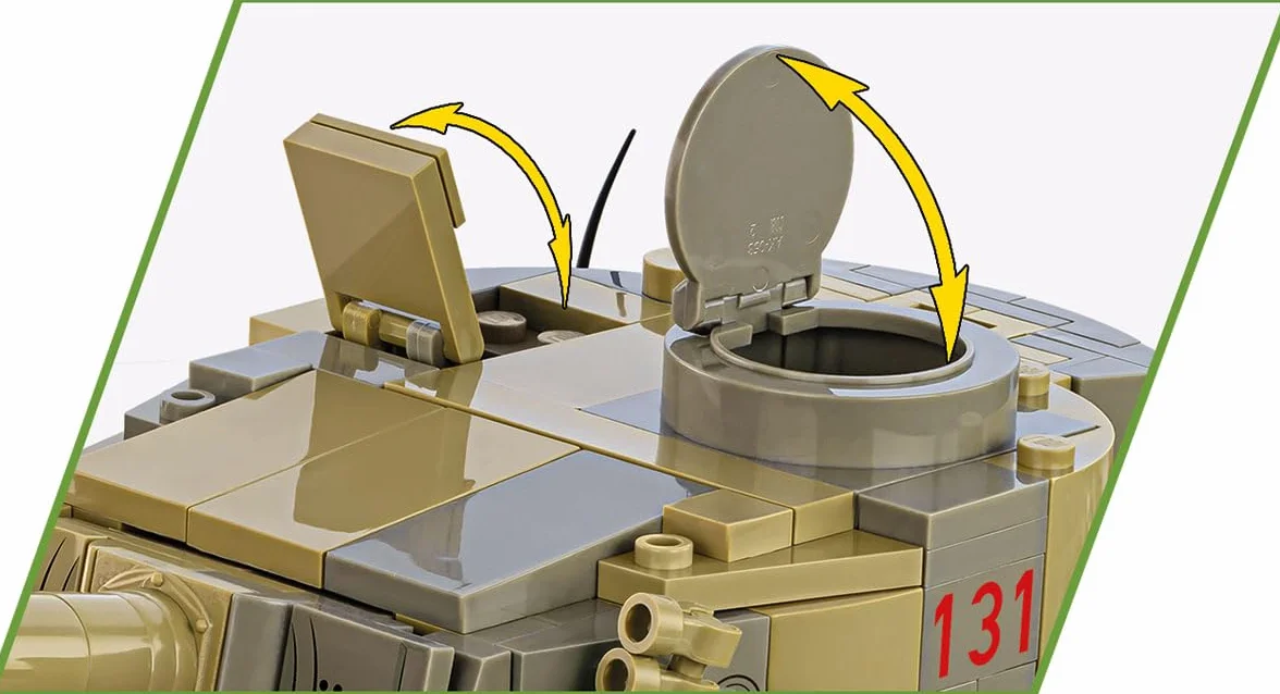 COBI 2588 Panzer VI Tiger I no 131 The Tank Museum
