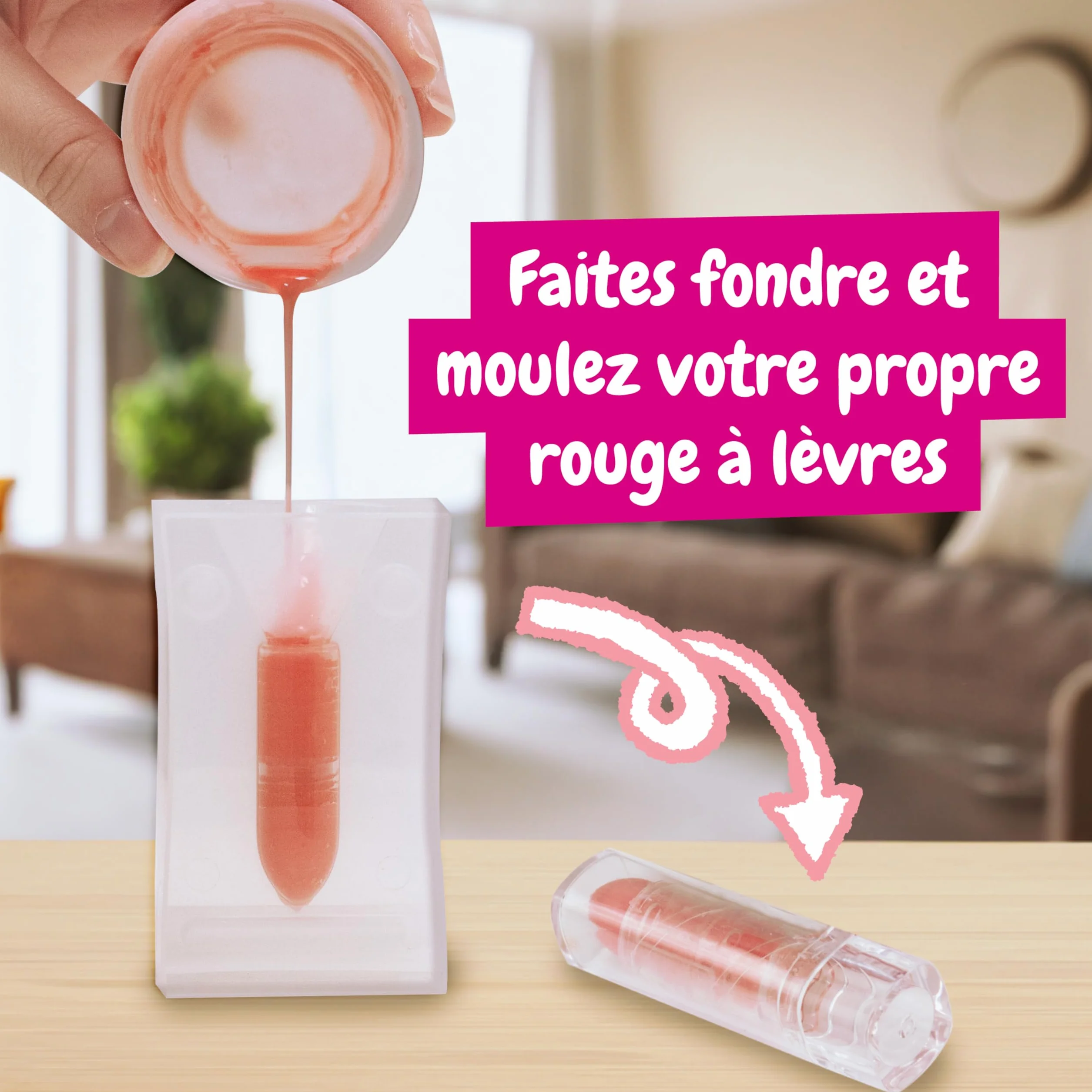 Science4you Kit de Fabrication de Gloss et Rouge à Lèvres pour Enfants 8+ Ans – 7 Activités de Beauté, Cadeau pour Filles