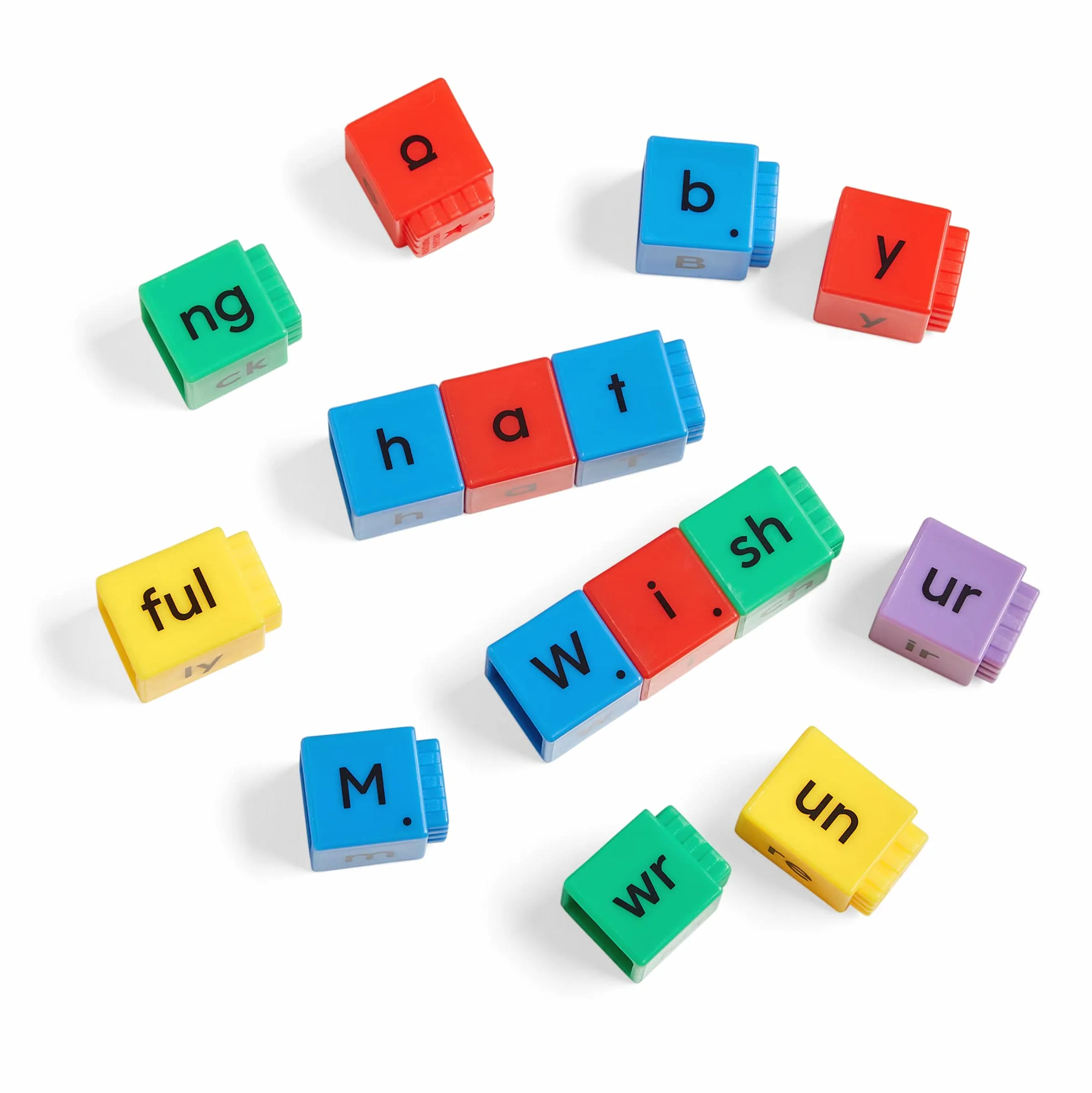 Learning Resources Construction de mots avec des sons Reading Rods, apprendre à lire, jouets pour épeler, lettres de l’alphabet Montessori