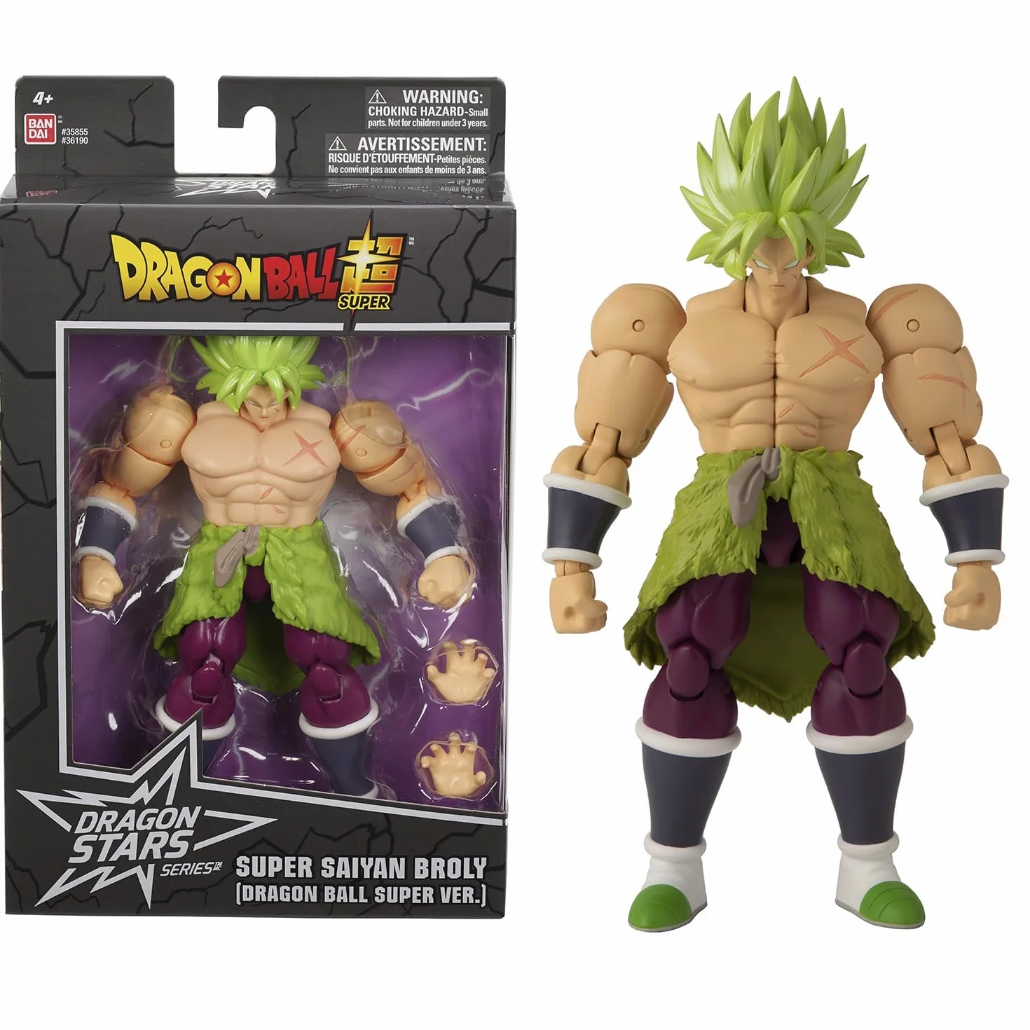 BANDAI Dragon Ball Super Dragon Stars Figurine 17 cm Super Saiyan Broly Articulée Officielle Jouet Enfant 4 Ans+