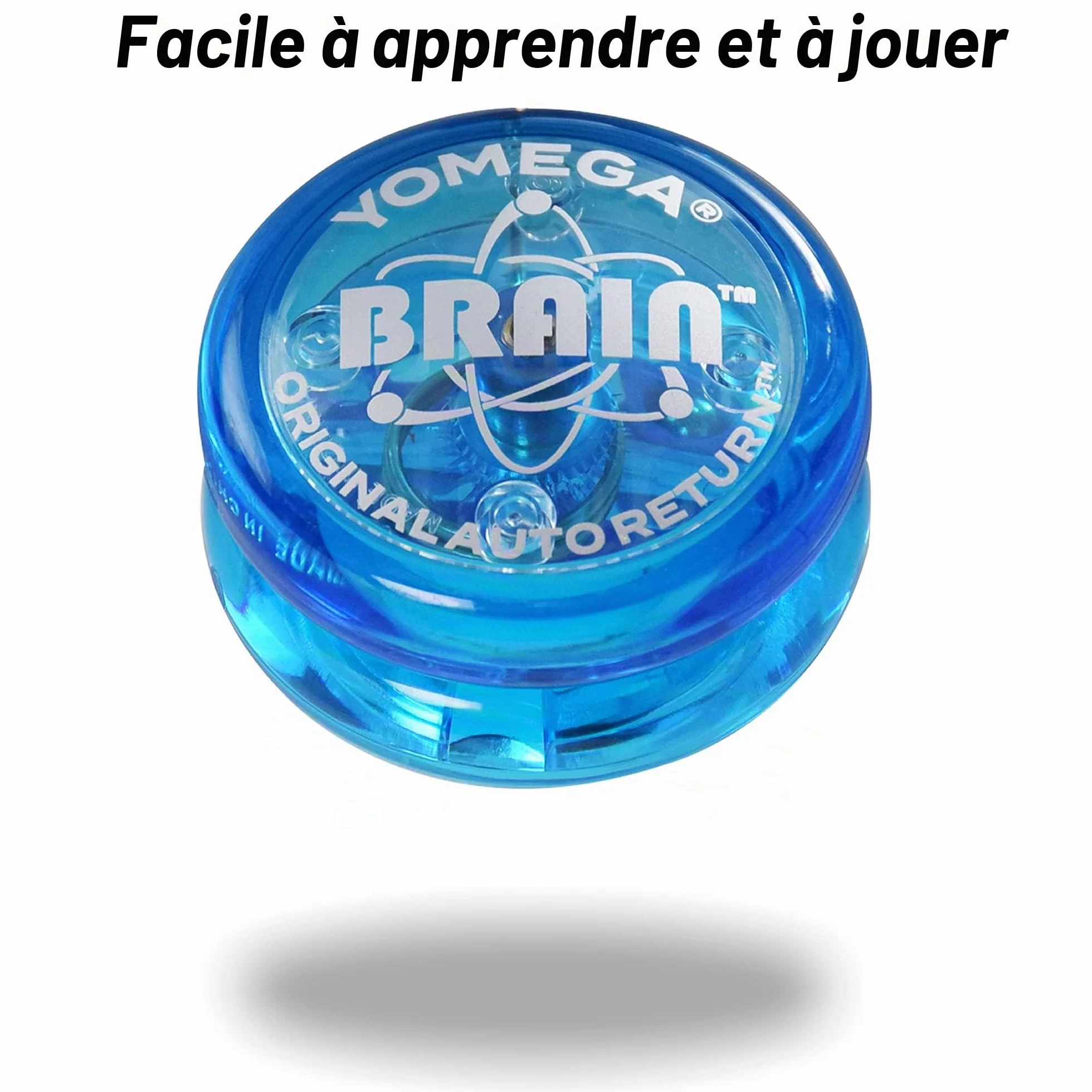 Yomega Le Brain Original Yoyo Professionnel réactif avec retournement automatique + 2 Cordes Bleu