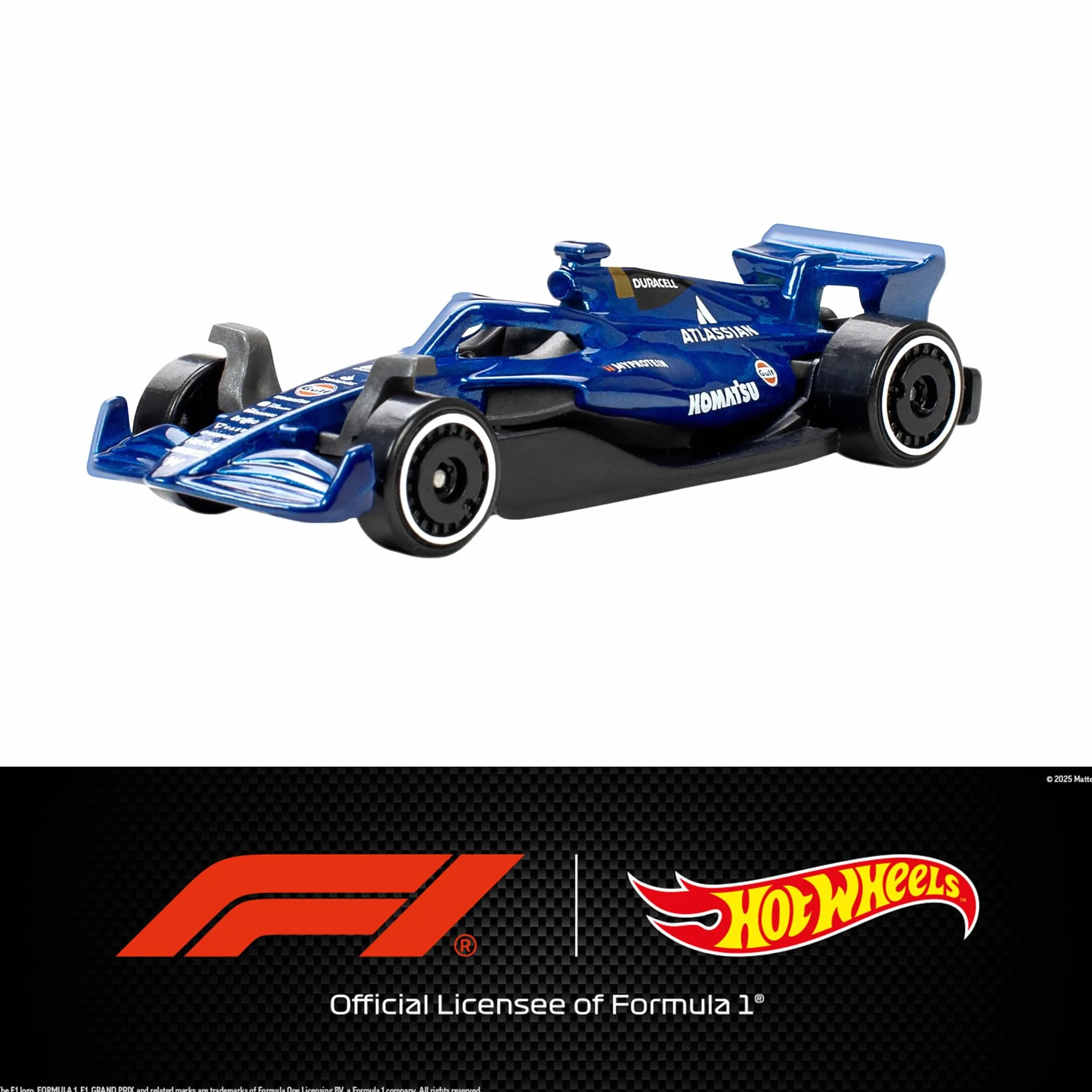 Hot Wheels Coffret 5 Voitures de Course Échelle 1/64 Modèles Réduits Métal Moulé Formule 1® Officiel JLN11