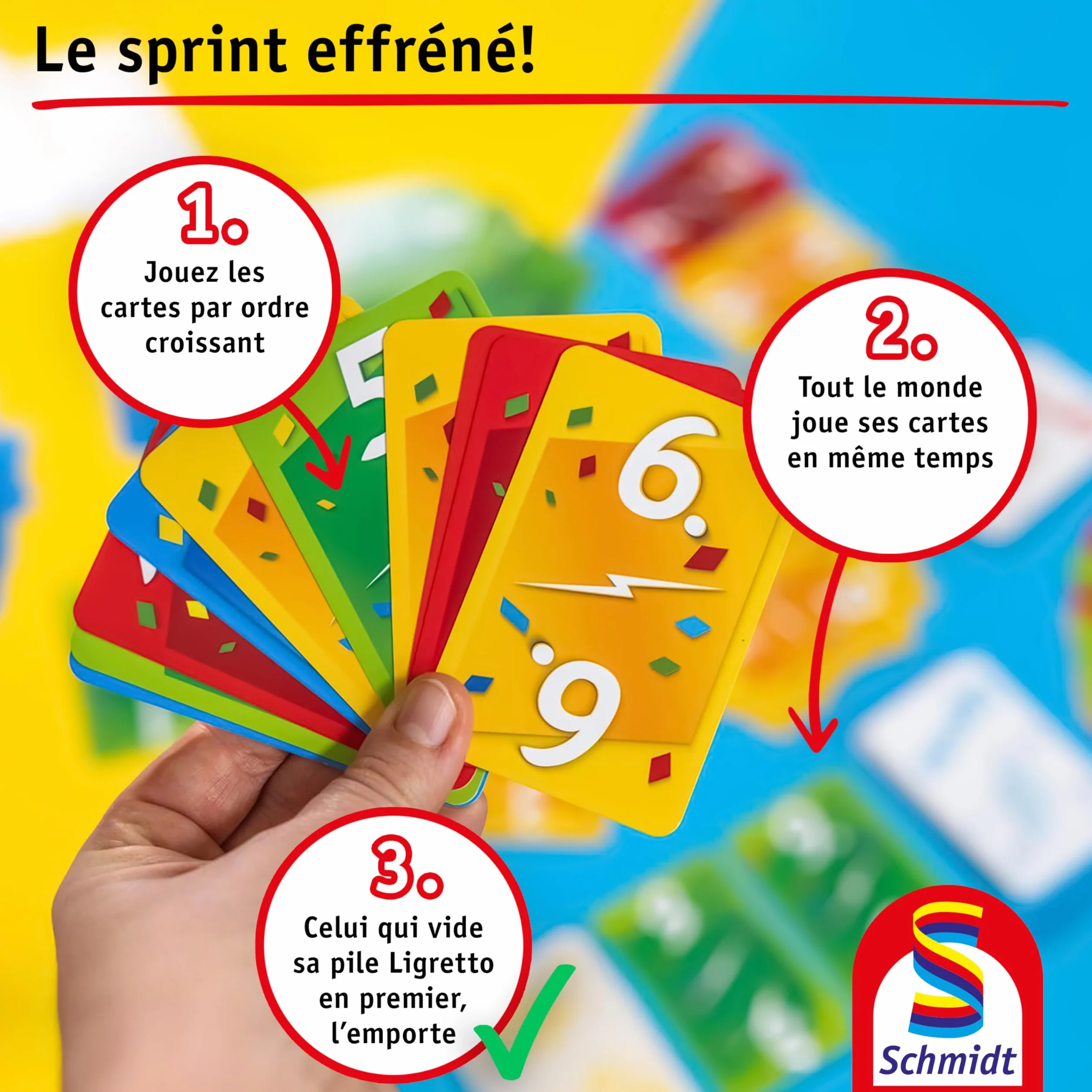Ligretto Rouge Jeu de Cartes SCHMIDT SPIELE GMBH