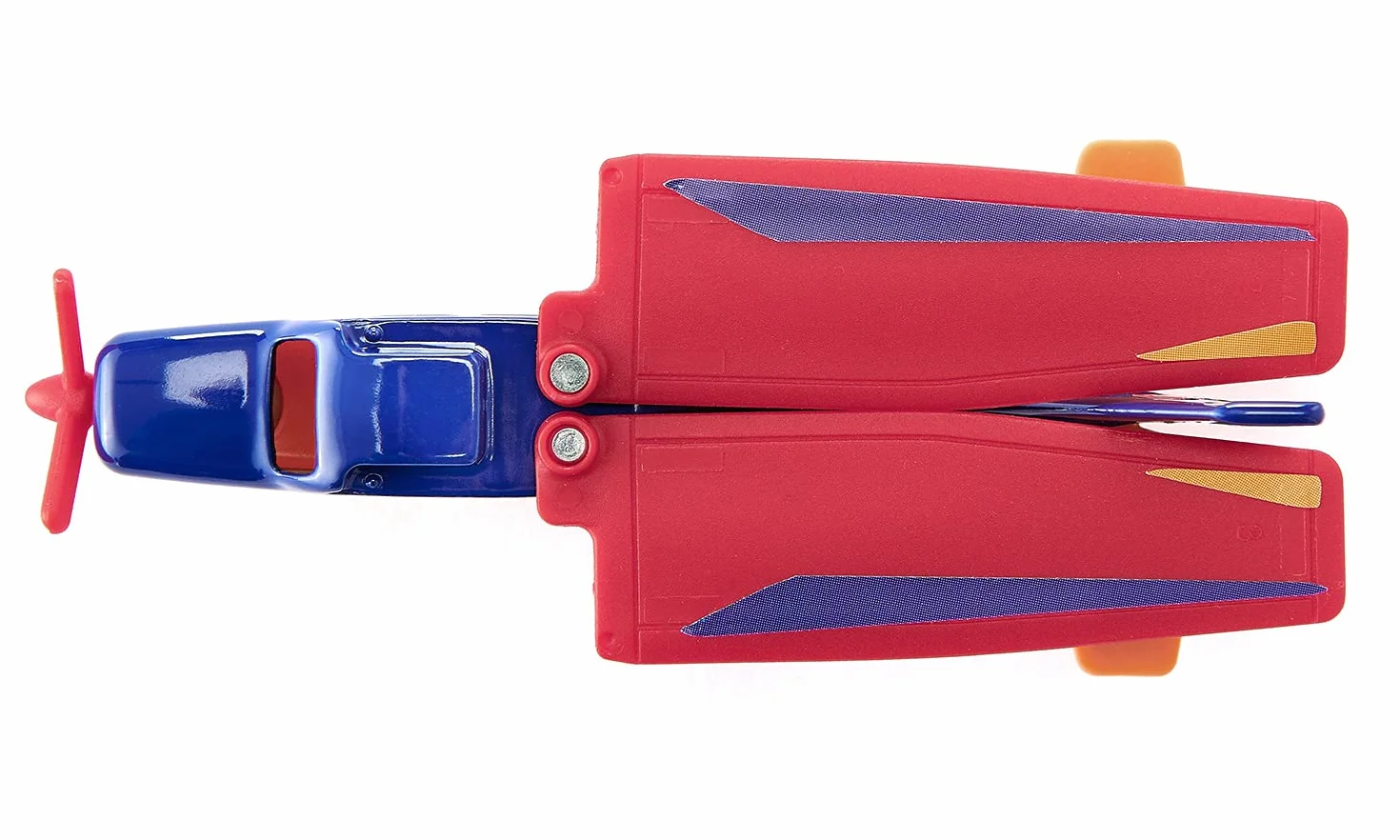 SIKU 1101 Avion Sportif en Métal Plastique Multicolore Hélice Rotative Ailes Rétractables