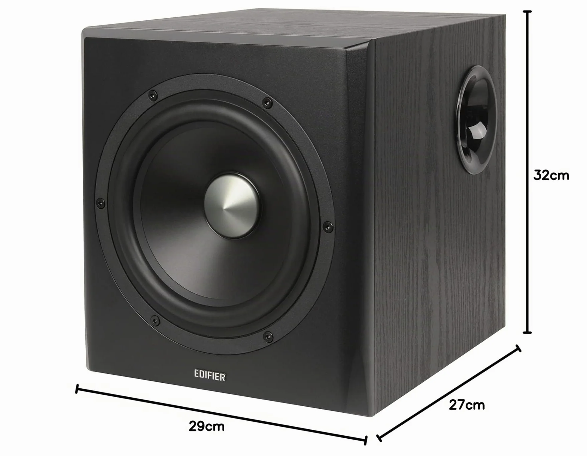 Edifier S351Db Système Audio 150 W Ensemble Stéréo 2.1 Caisson 8" Bluetooth 5.1 aptX DSP DRc Entrées optique coaxiale RCA
