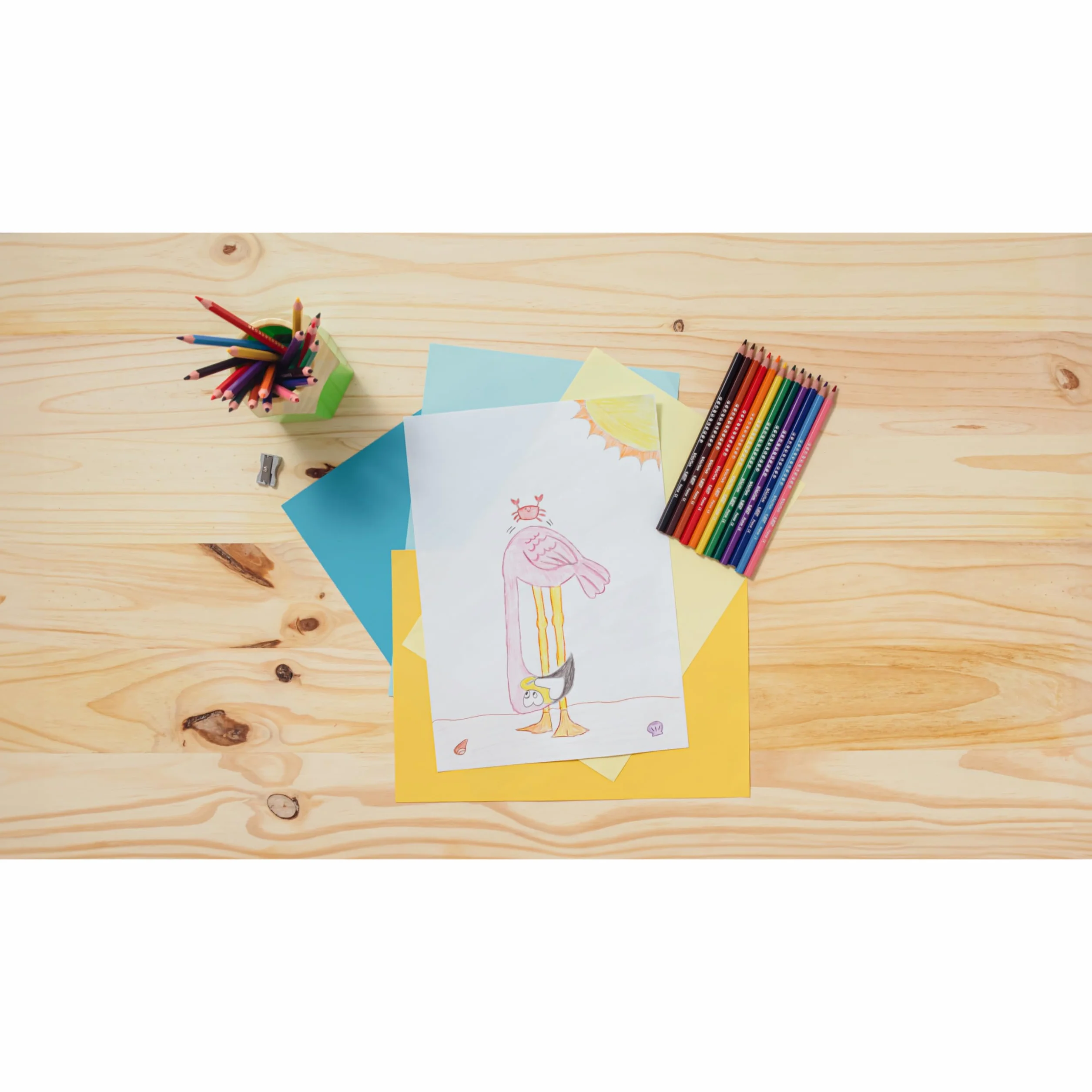 BIC Kids Evolution ECOlutions Crayons de Couleur 36 Pièces