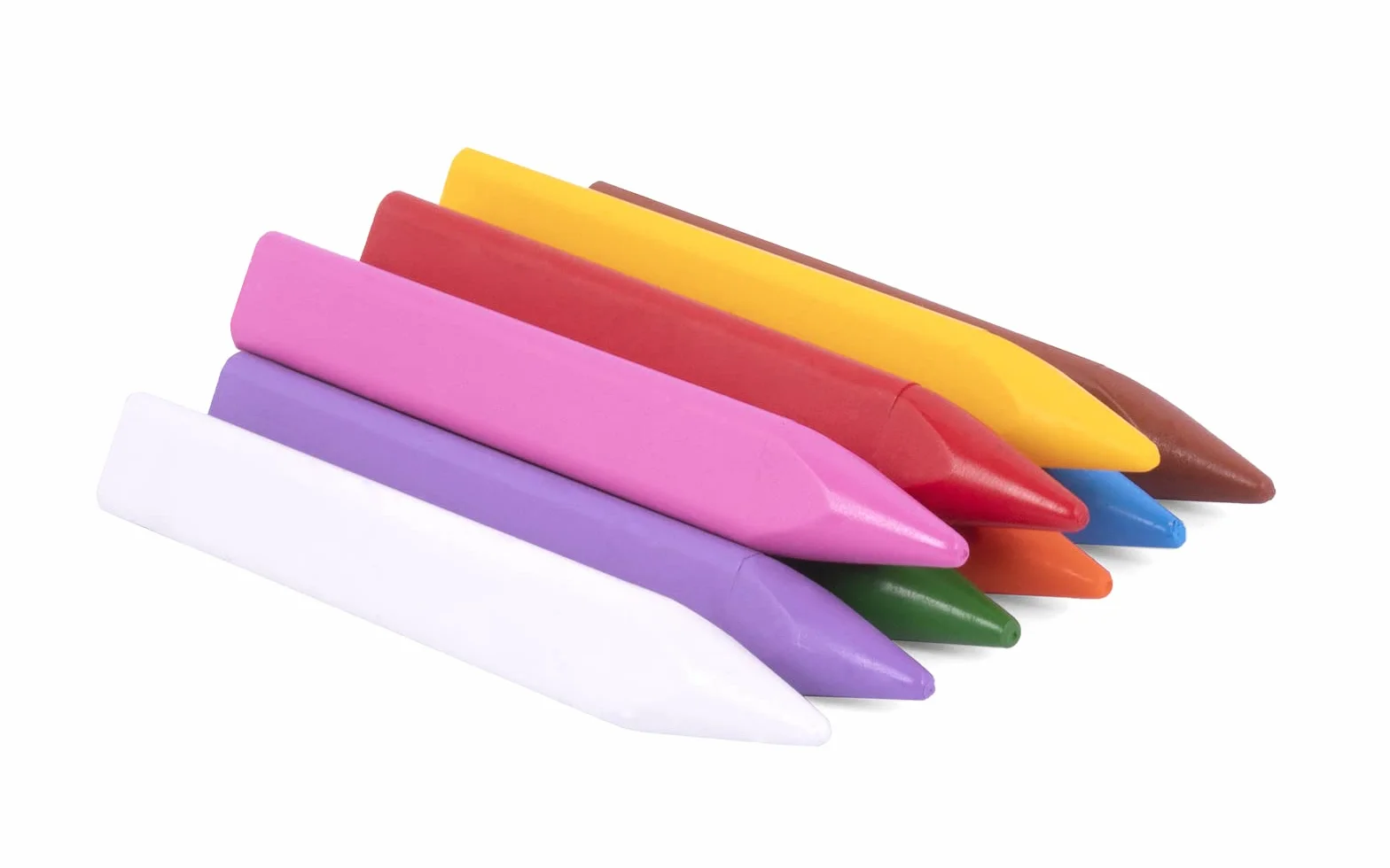 Jovi Crayons Jumbo Easy Grip, Pot de 24 Crayons Triangulaires, Couleurs Assorties