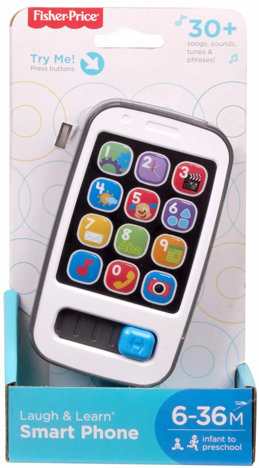 Fisher-Price Mon Téléphone Mobile Jouet Bébé Apprendre Chiffres Calcul Formules Politesse 6 Mois Plus BHB89