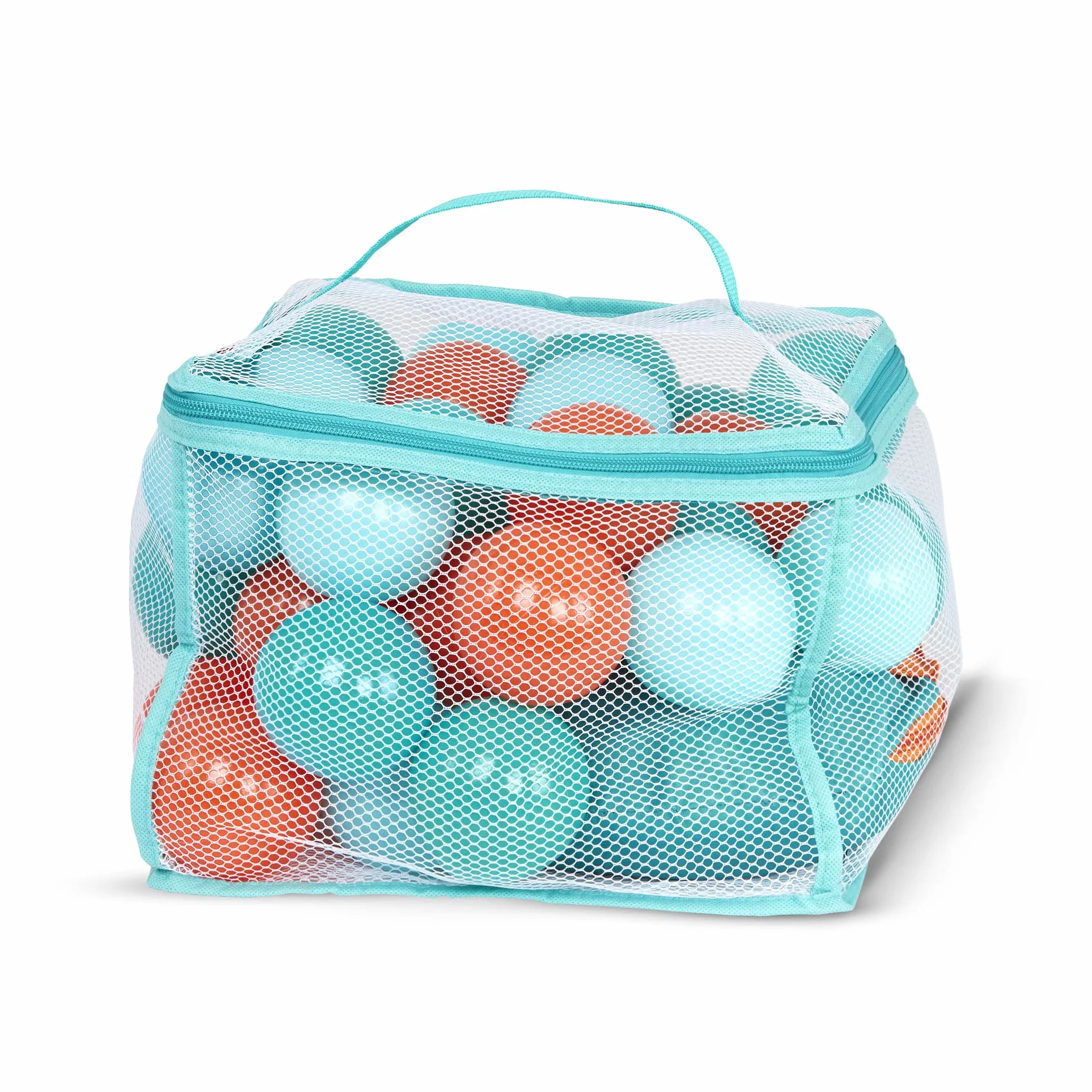 B. Toys Mini Espace de Jeu Fosse à Balles 42 Boules Colorées Pliable Portable Jeu Actif Enfants 1 an+