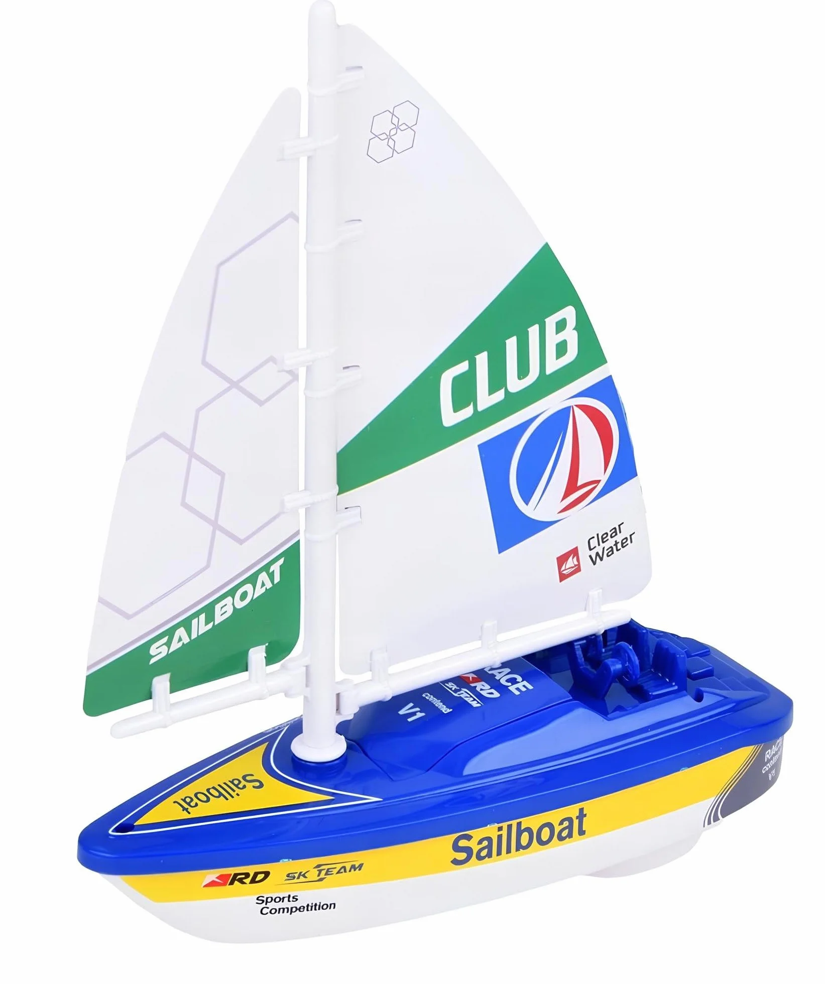 Bateau à voile Jouet à Batterie à Moteur Électrique pour Enfants