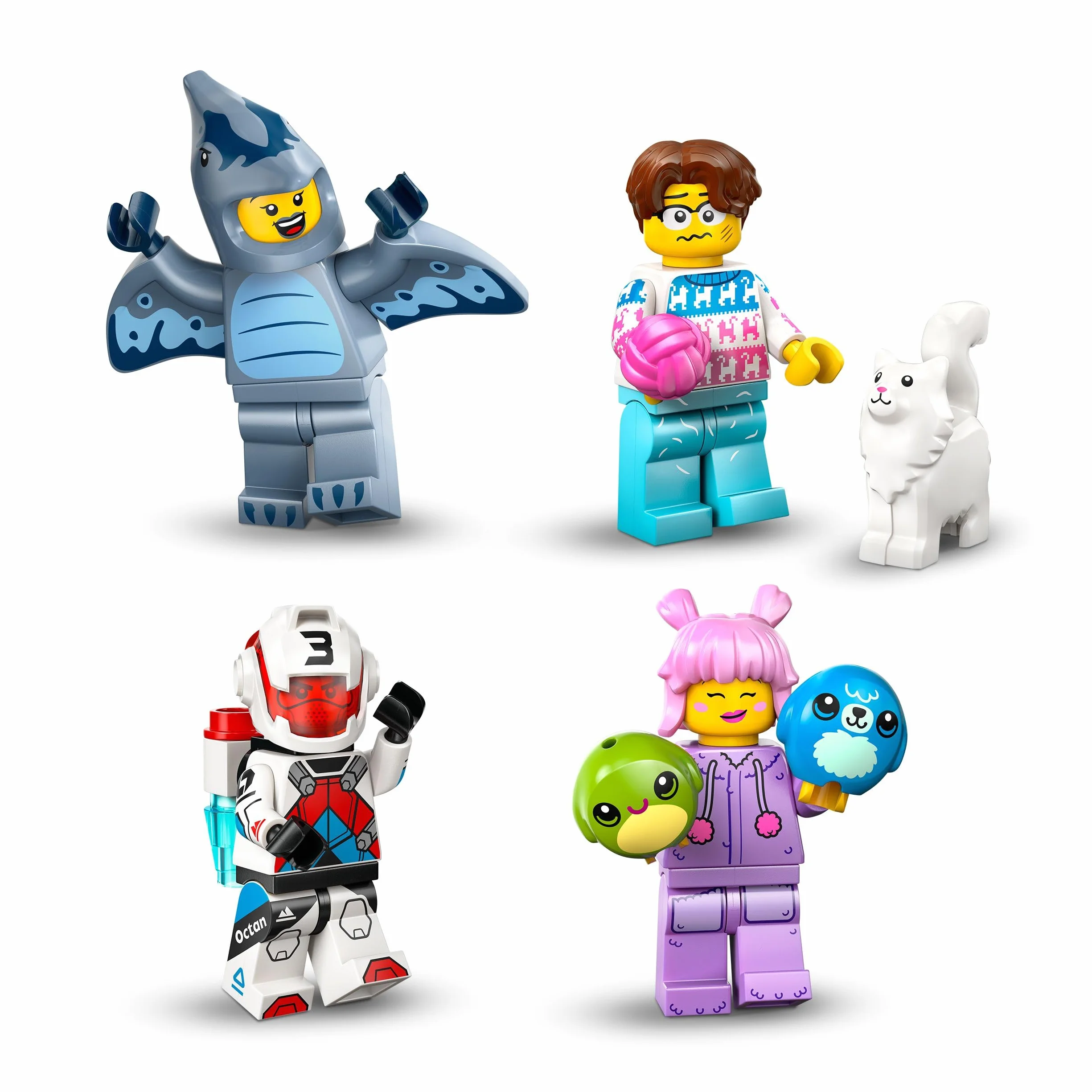 LEGO Minifigures Série 27 71048 12 Personnages Surprises Boîte Mystère Cupidon Collectionneuse de Peluches Jouet 5 Ans