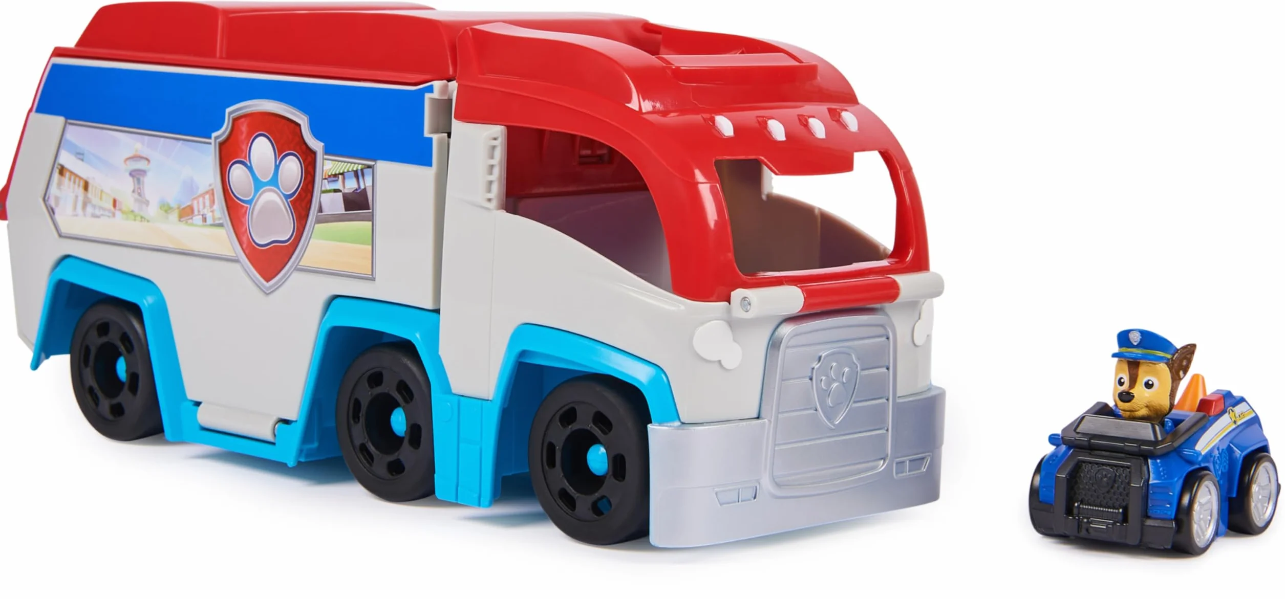 Paw Patrol Patrouilleur Pup Squad Chase Véhicule Figurine Voiture Jouet Enfant 3 Ans+