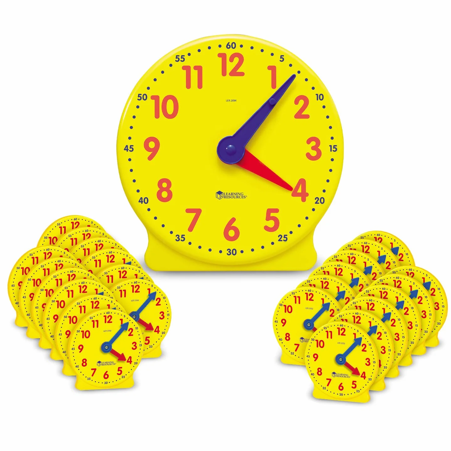 Learning Resources Kit d'Horloges Big Time pour la Classe LER2102
