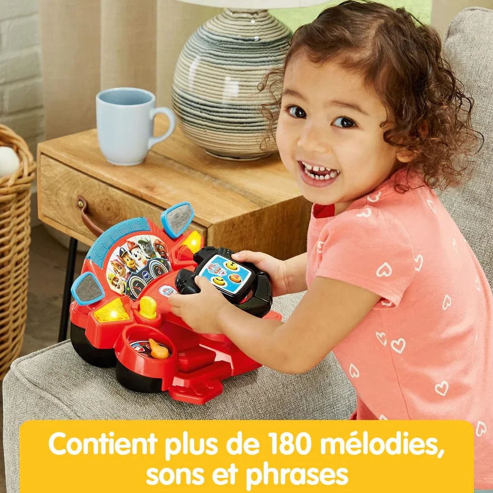 VTech Pat' Patrouille Mission Pilote 2 en 1 Simulateur de Conduite Cadeau Enfant 3-7 Ans Français