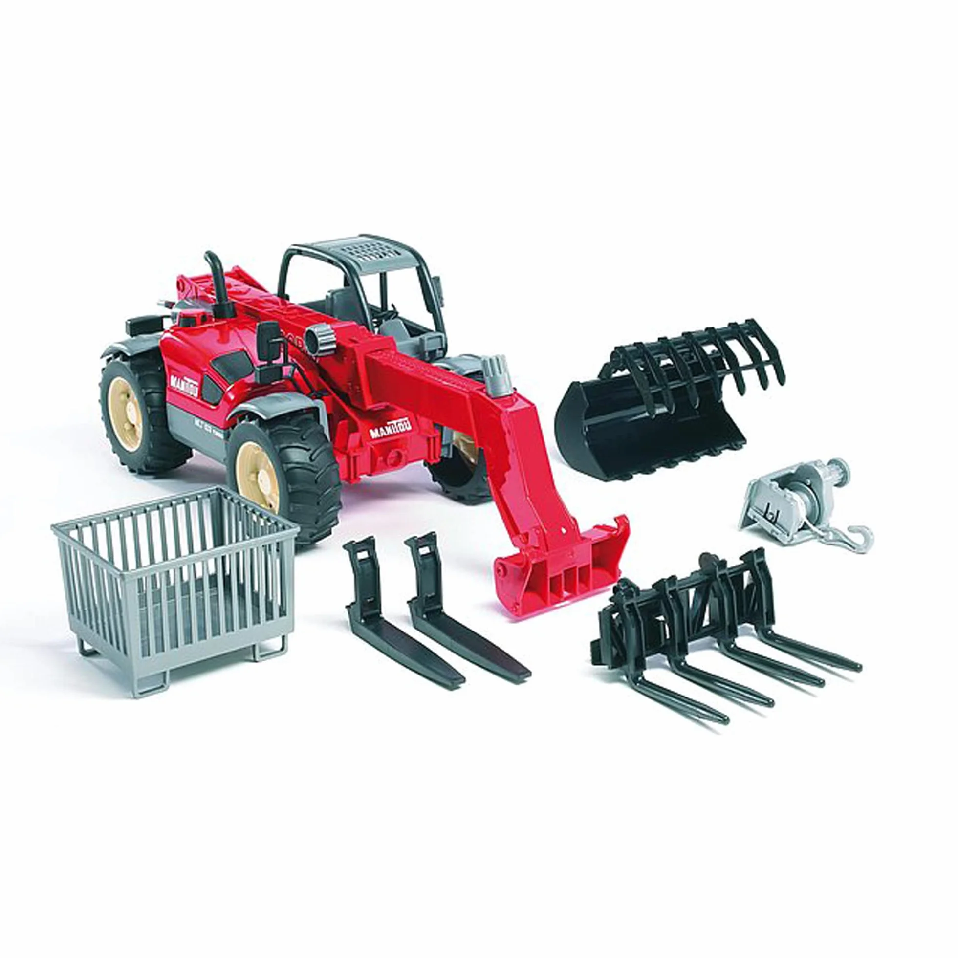 Bruder 02125 Manitou Teleskoplader MLT 633 1:16 Jouet Véhicule de chantier