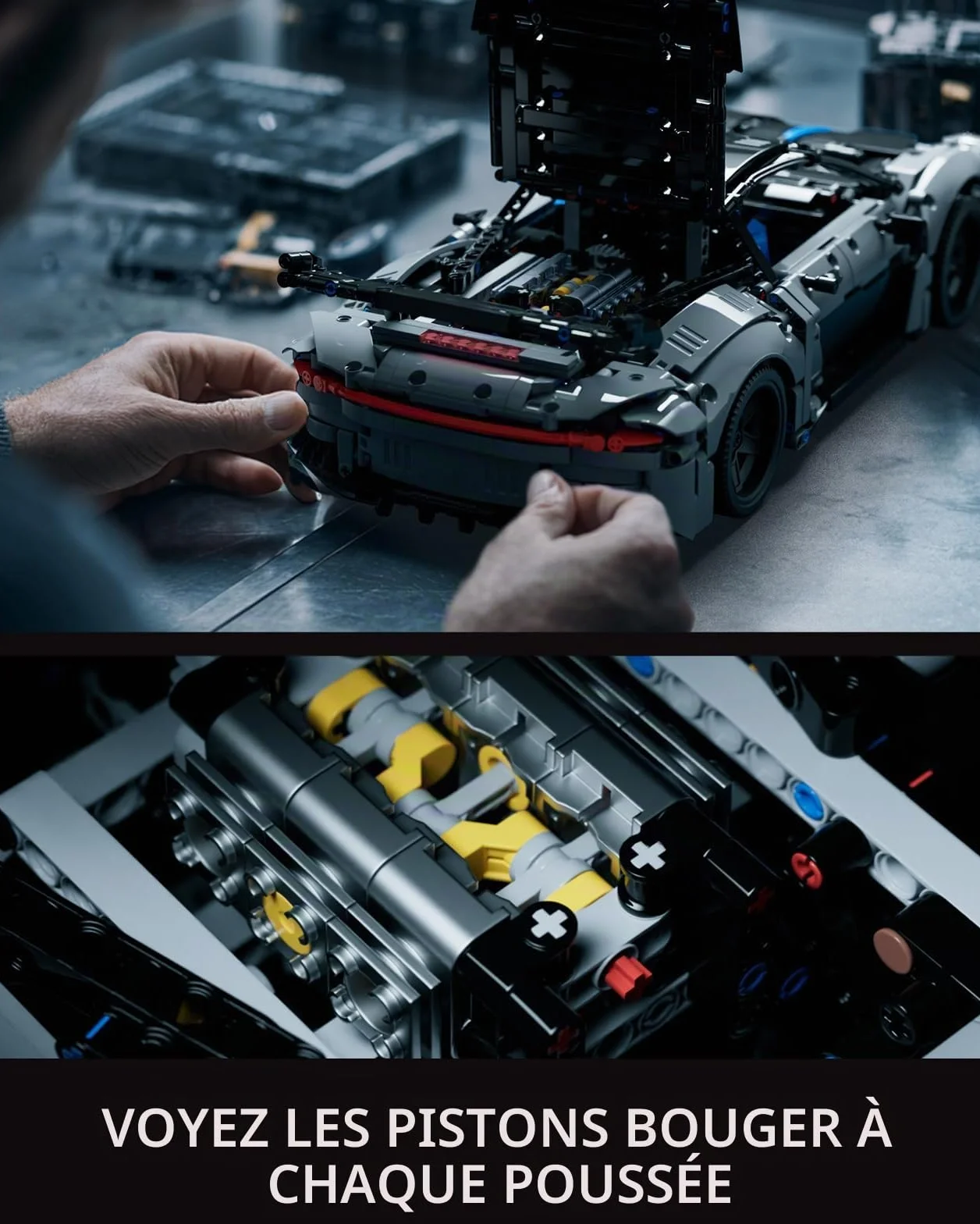 Nifeliz Kit Maquette Hypercar pour Adultes, Technique Voiture de Sport, 2362 Pièces
