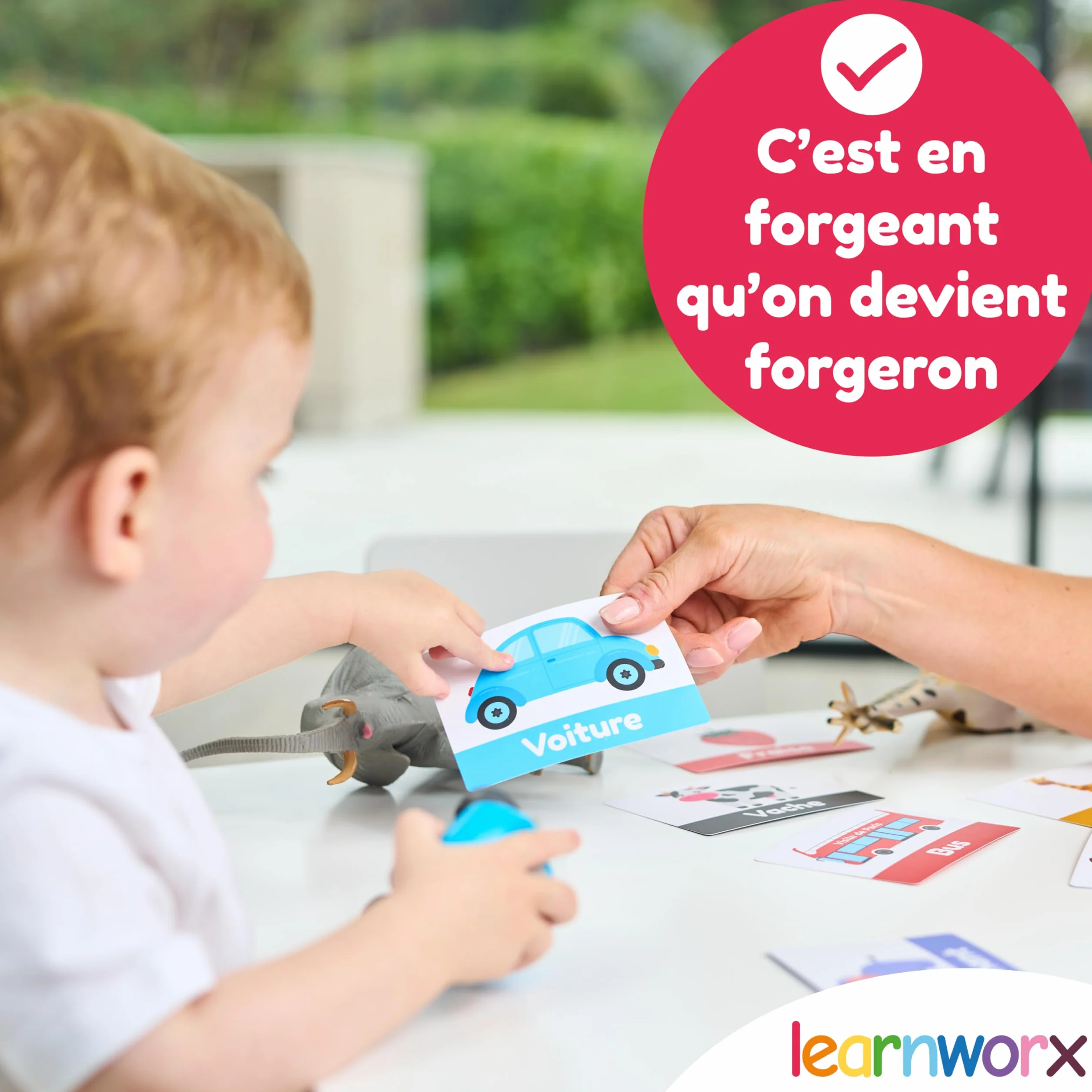 Cartes Éducatives Premiers Mots Flashcards Enfants 1-3 Ans 101 Supports d’Éveil Uniques