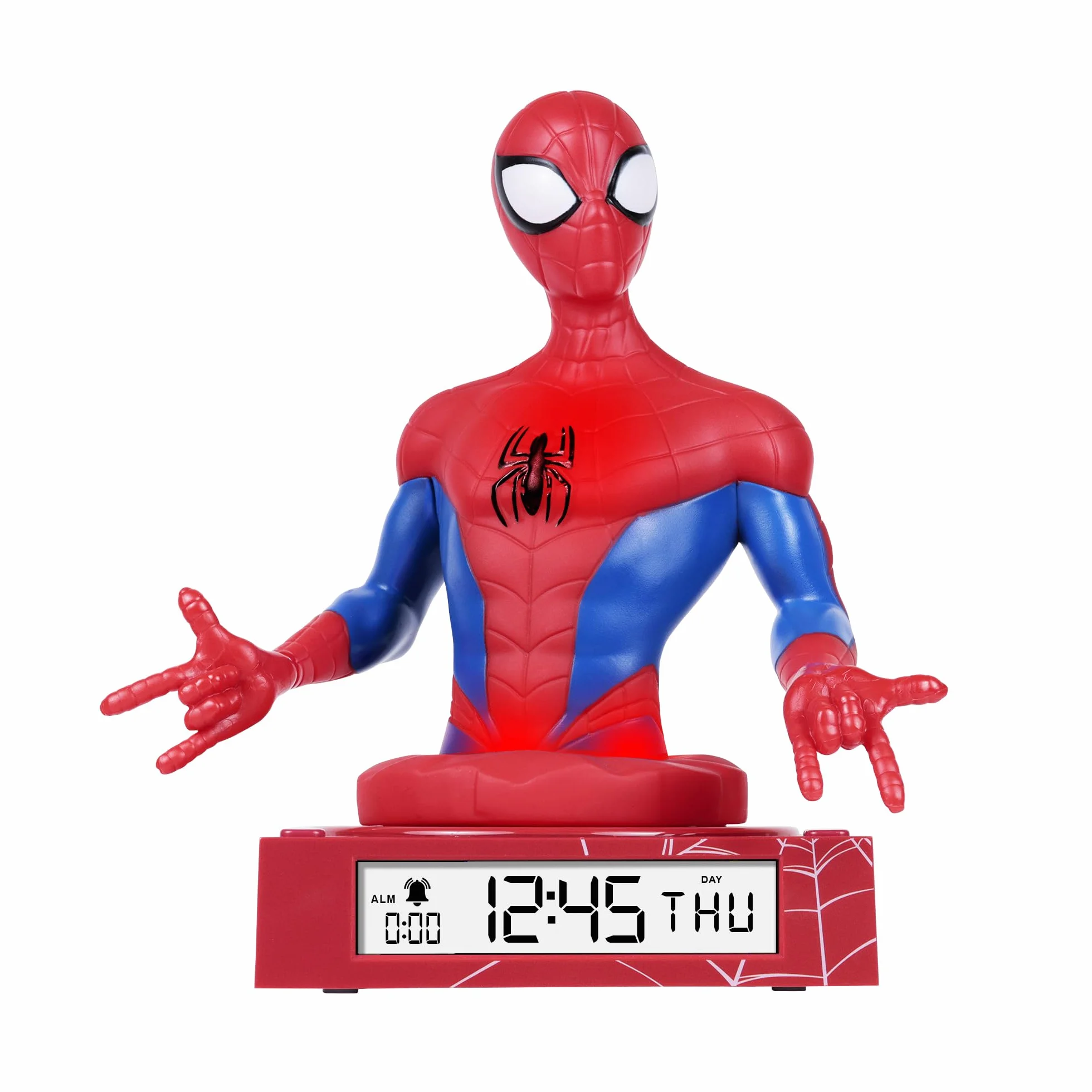 Réveil numérique 3D Spiderman pour enfants