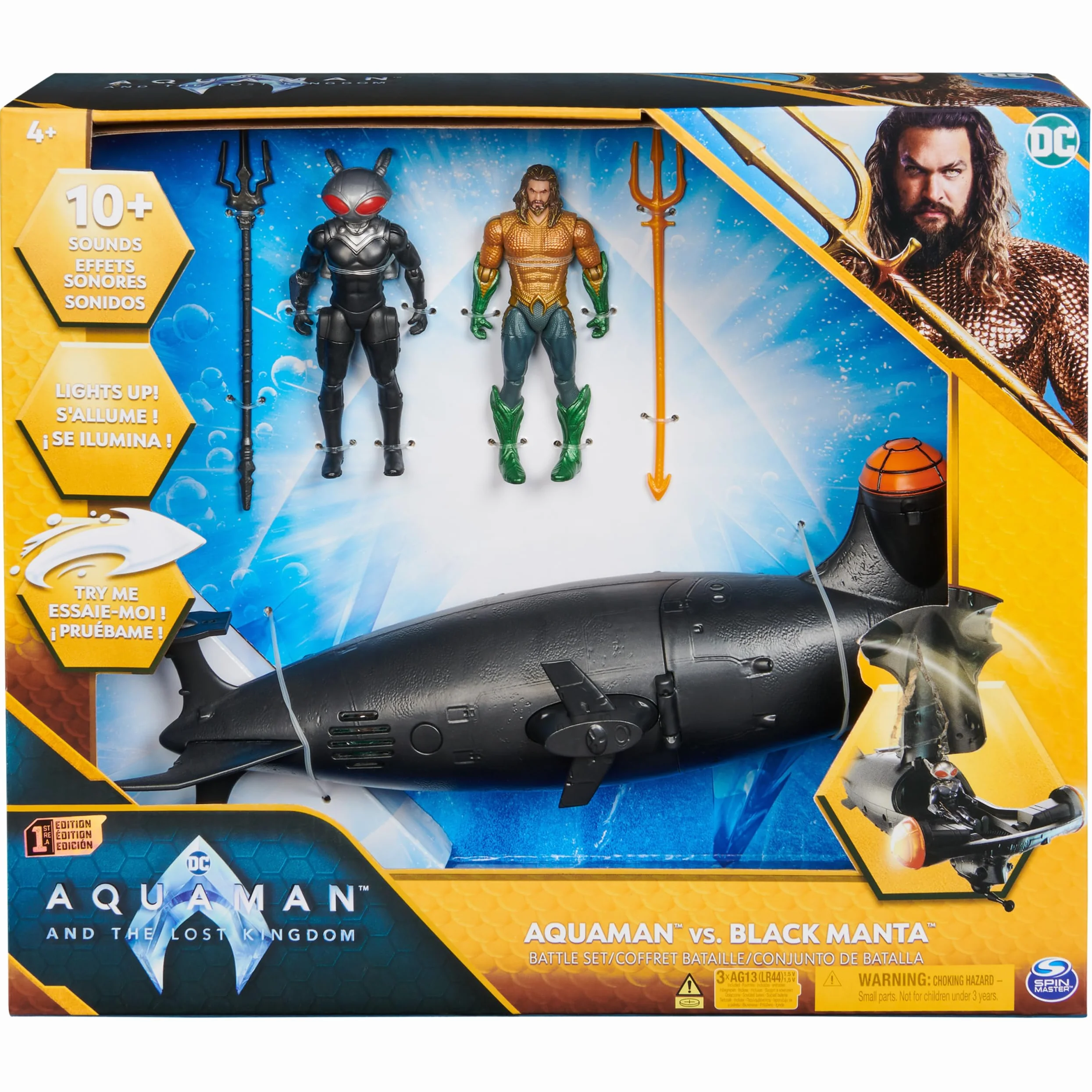 AQUAMAN 4 Ans Couverture Subw2Figs
