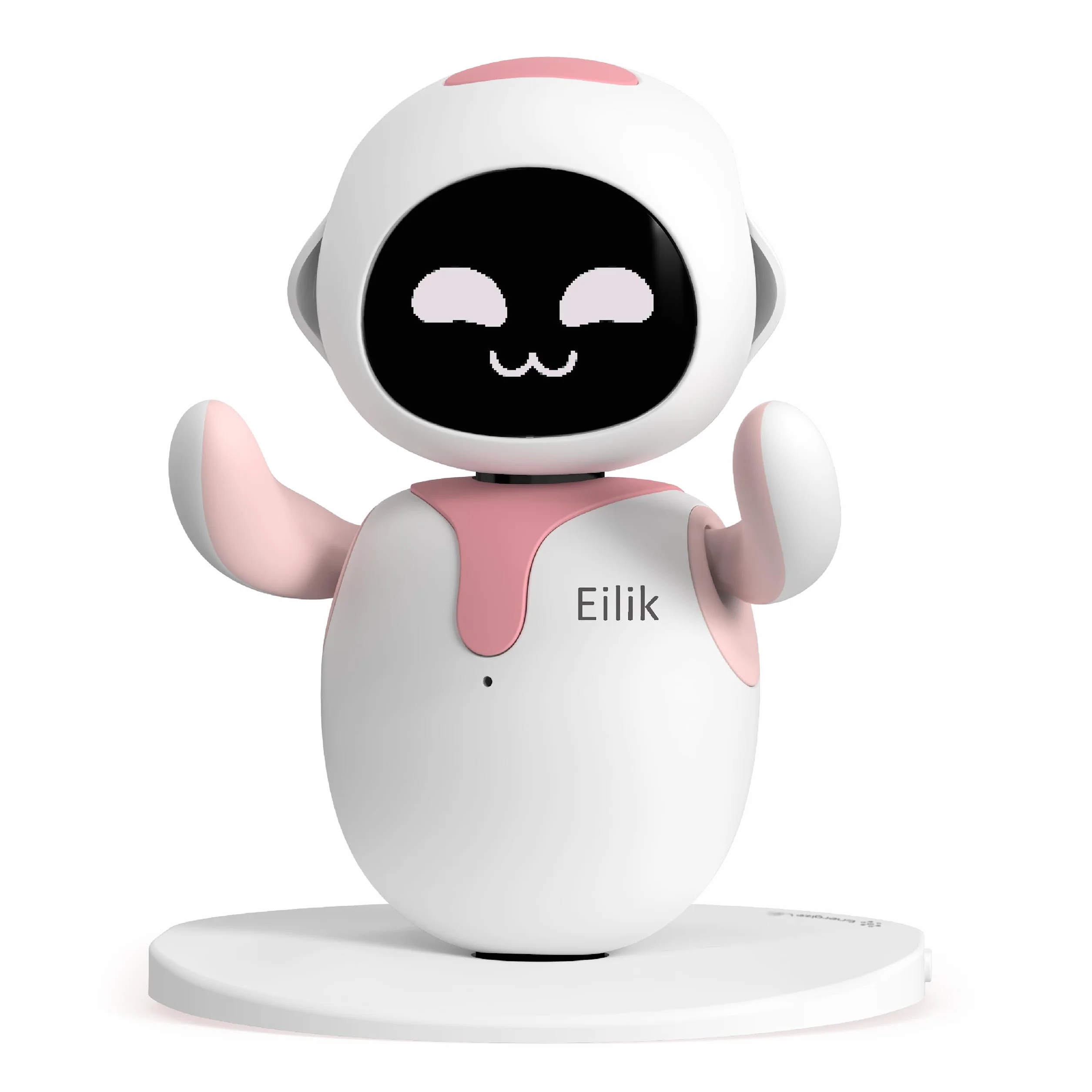 ENERGIZE LAB Eilik Rose Robot de Compagnie Interactif pour Enfants et Adultes
