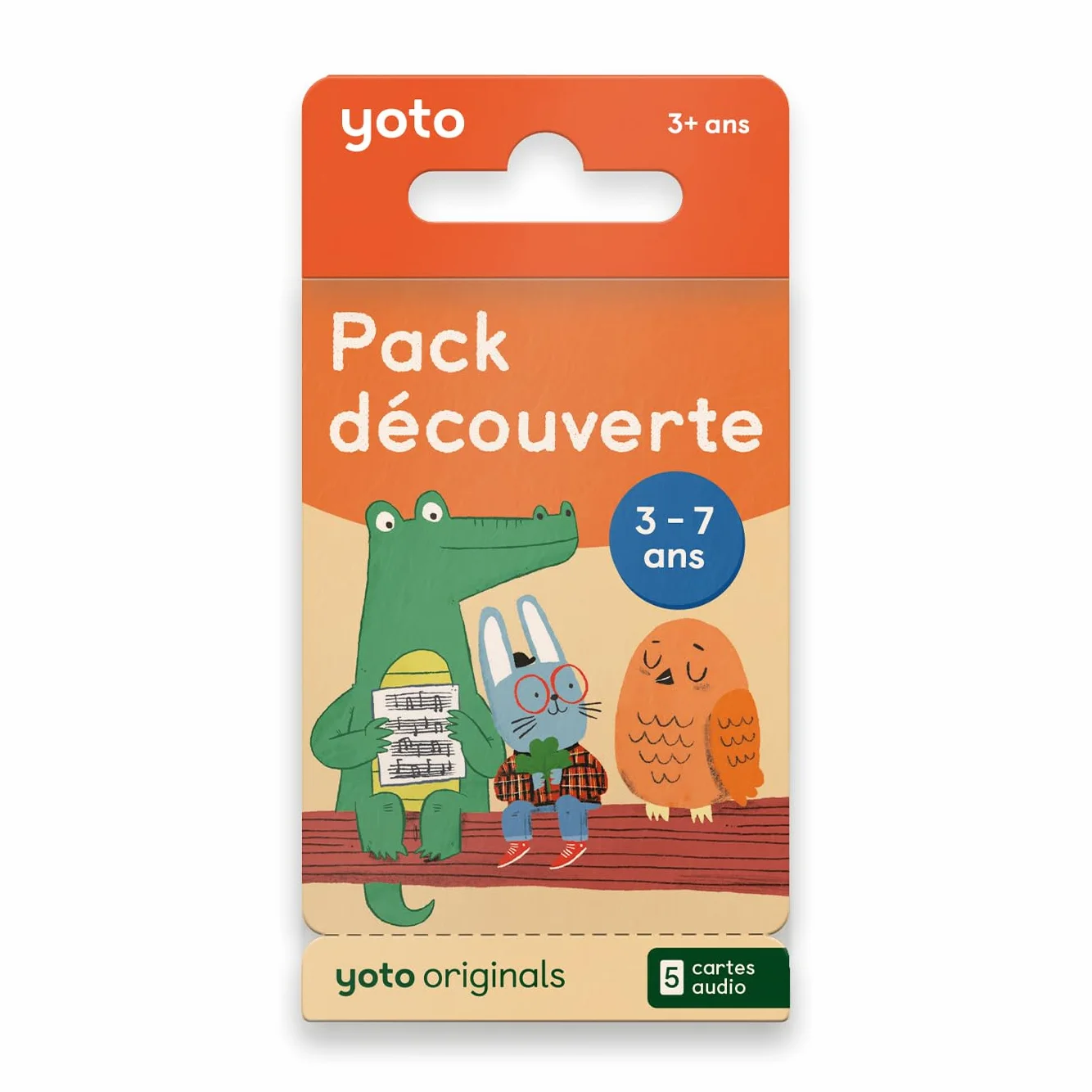 Yoto Pack découverte 3-7 Ans Collection Livres Audio Enfant français Conteuse Boîte à Histoires Mini