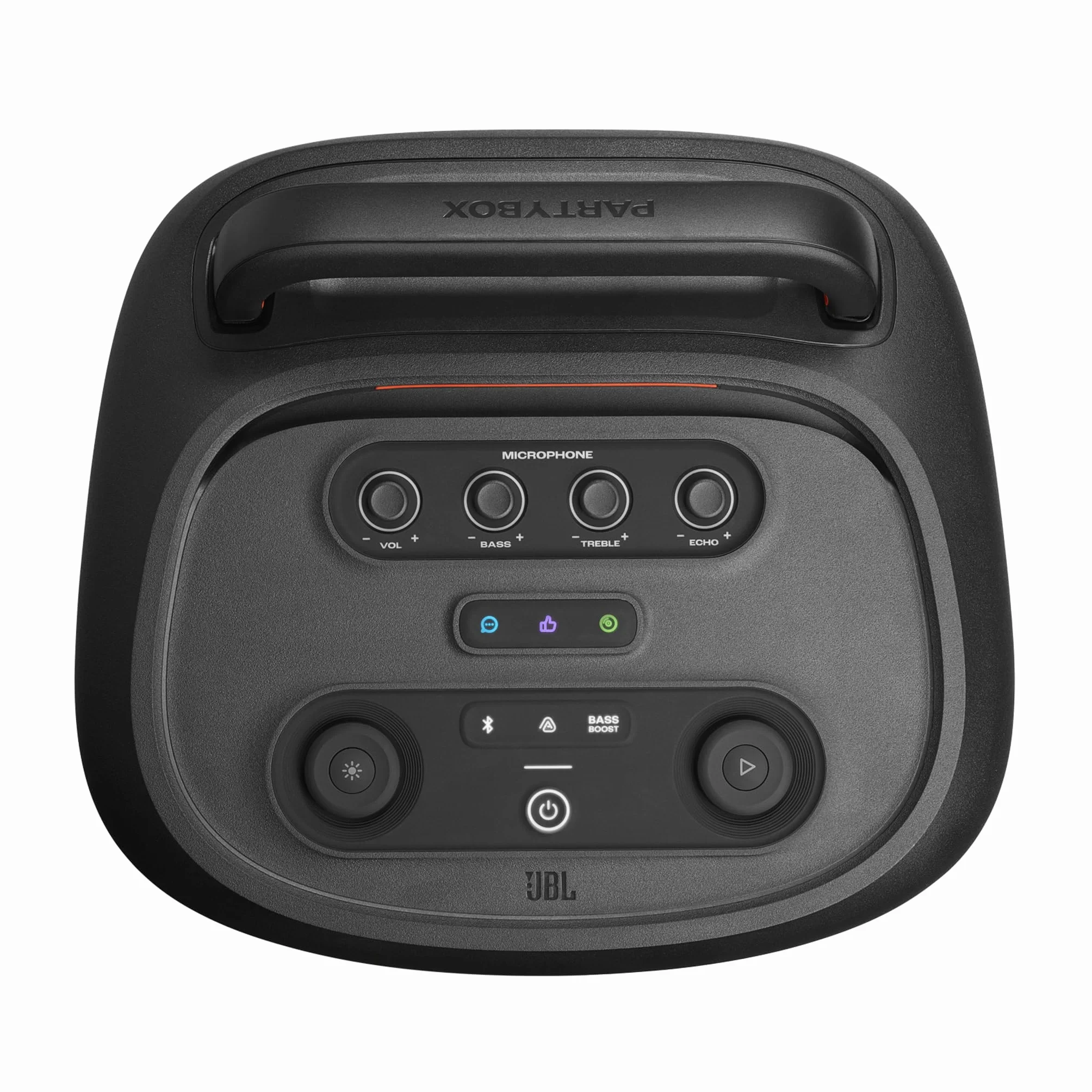 JBL Partybox 520 Enceinte Bluetooth sans Fil IPX4 Noir 15h Autonomie Spectacle Lumineux AI Sound Boost