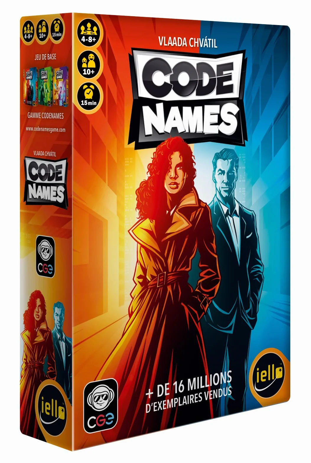 IELLO CODENAMES – Jeu de déduction pour soirées en équipe VF