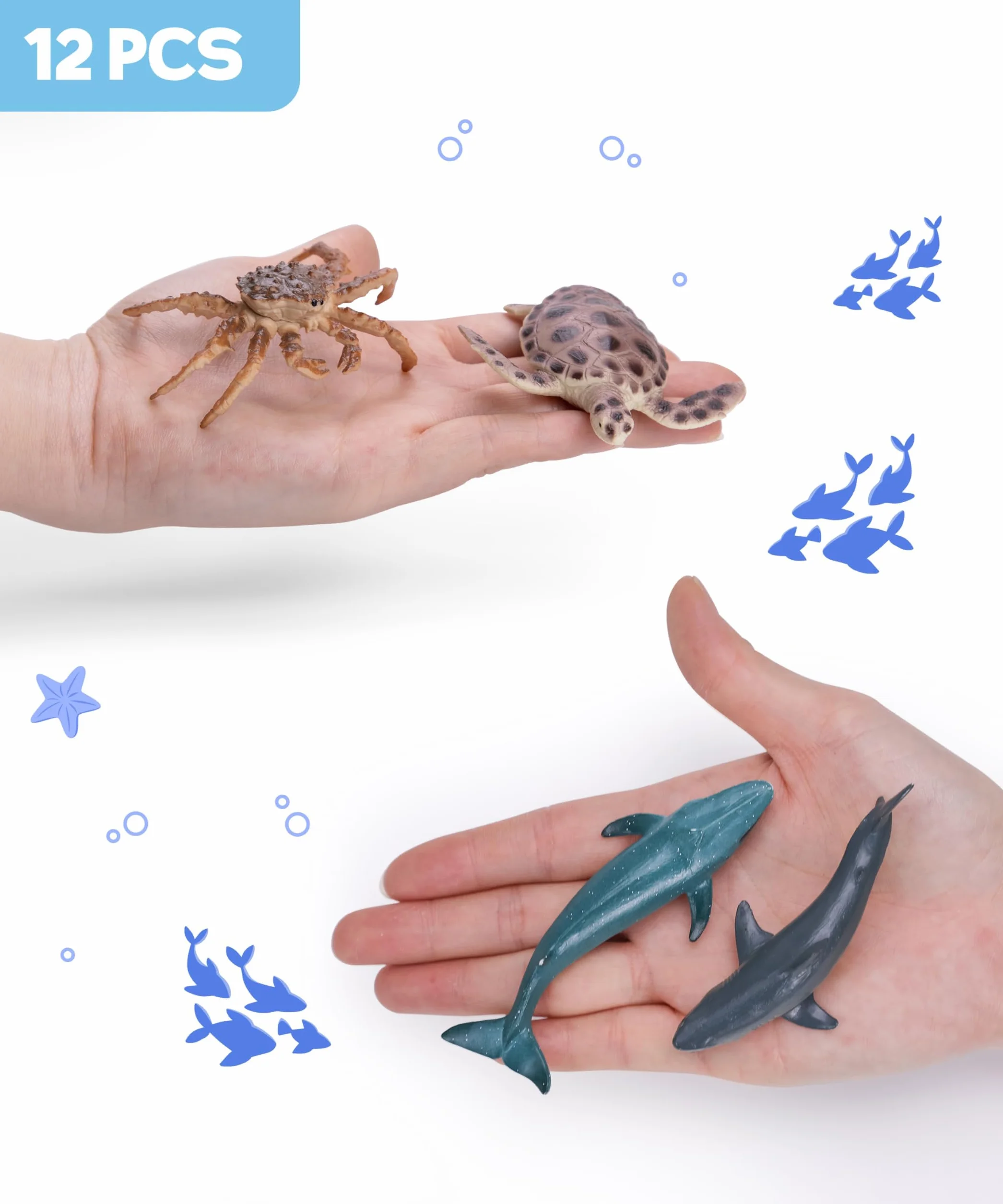 Figurines Animaux Marin Réalistes Jouets Mer Océan