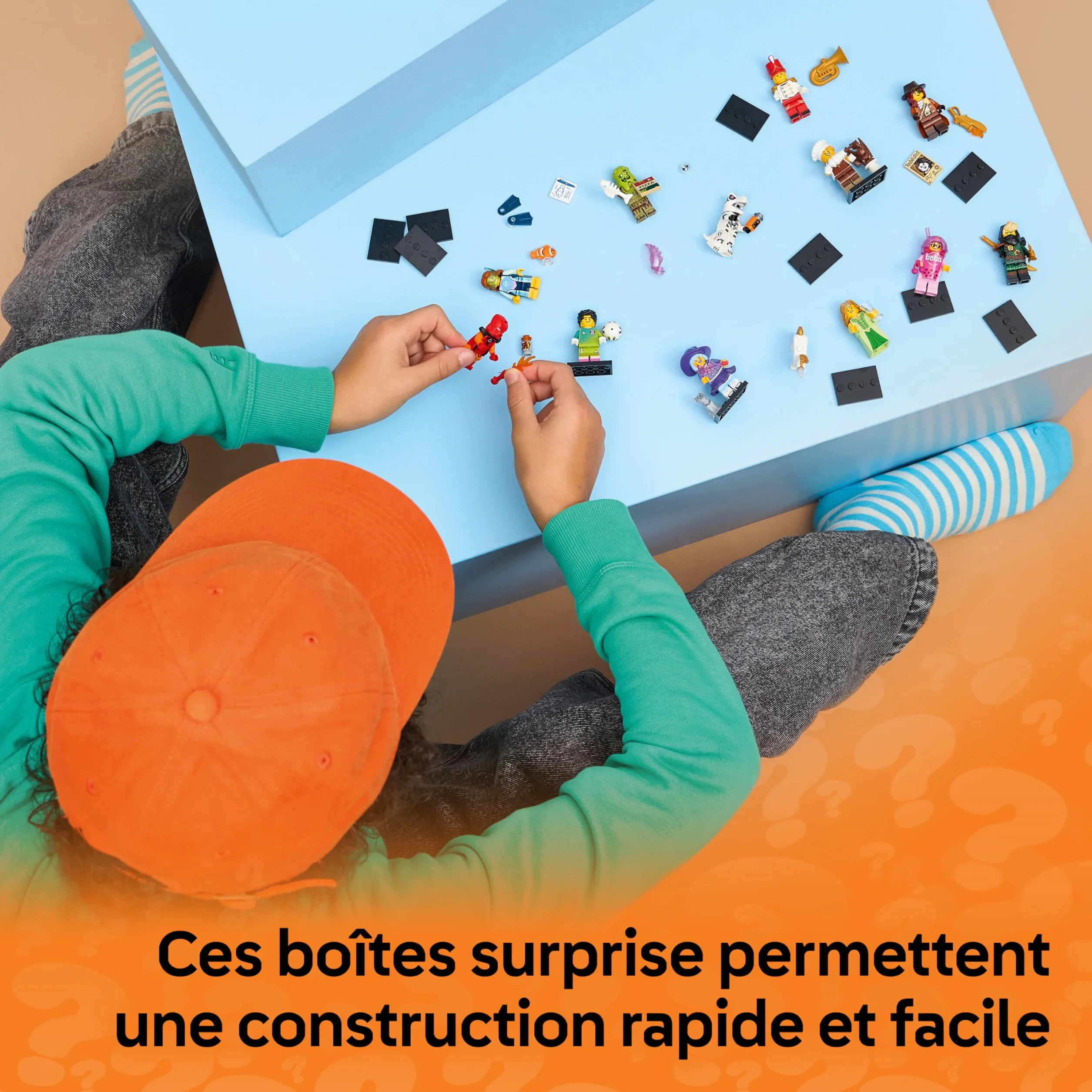 LEGO Minifigures Série 29 Boîte Mystère 71052 12 Jouets Collector Figurines Gardien de But Elfe Licorne Cadeau Enfant 6 Ans
