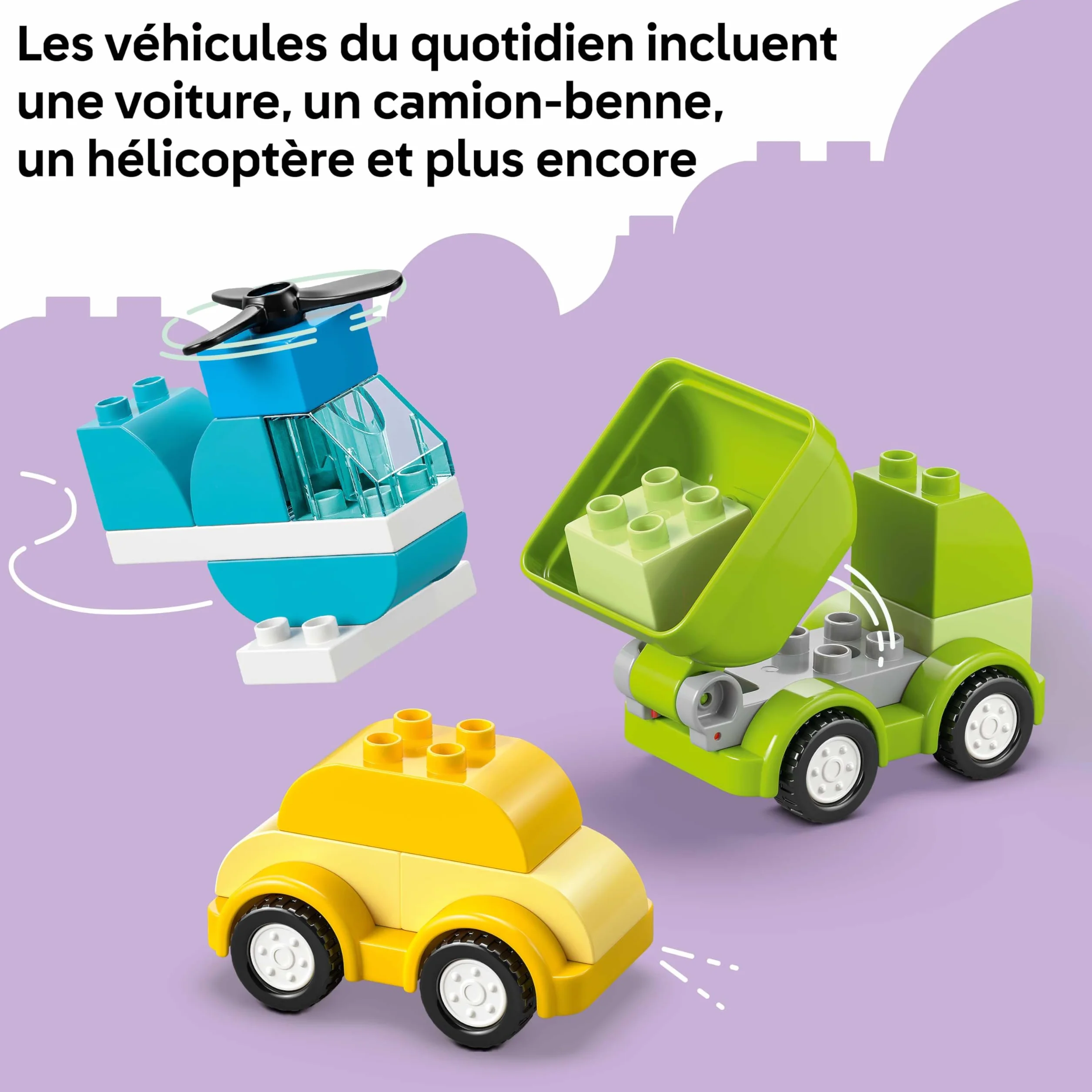 LEGO Duplo My First Les Véhicules Créatifs Jouet Éducatif Tri des Couleurs Voiture Camion 10474