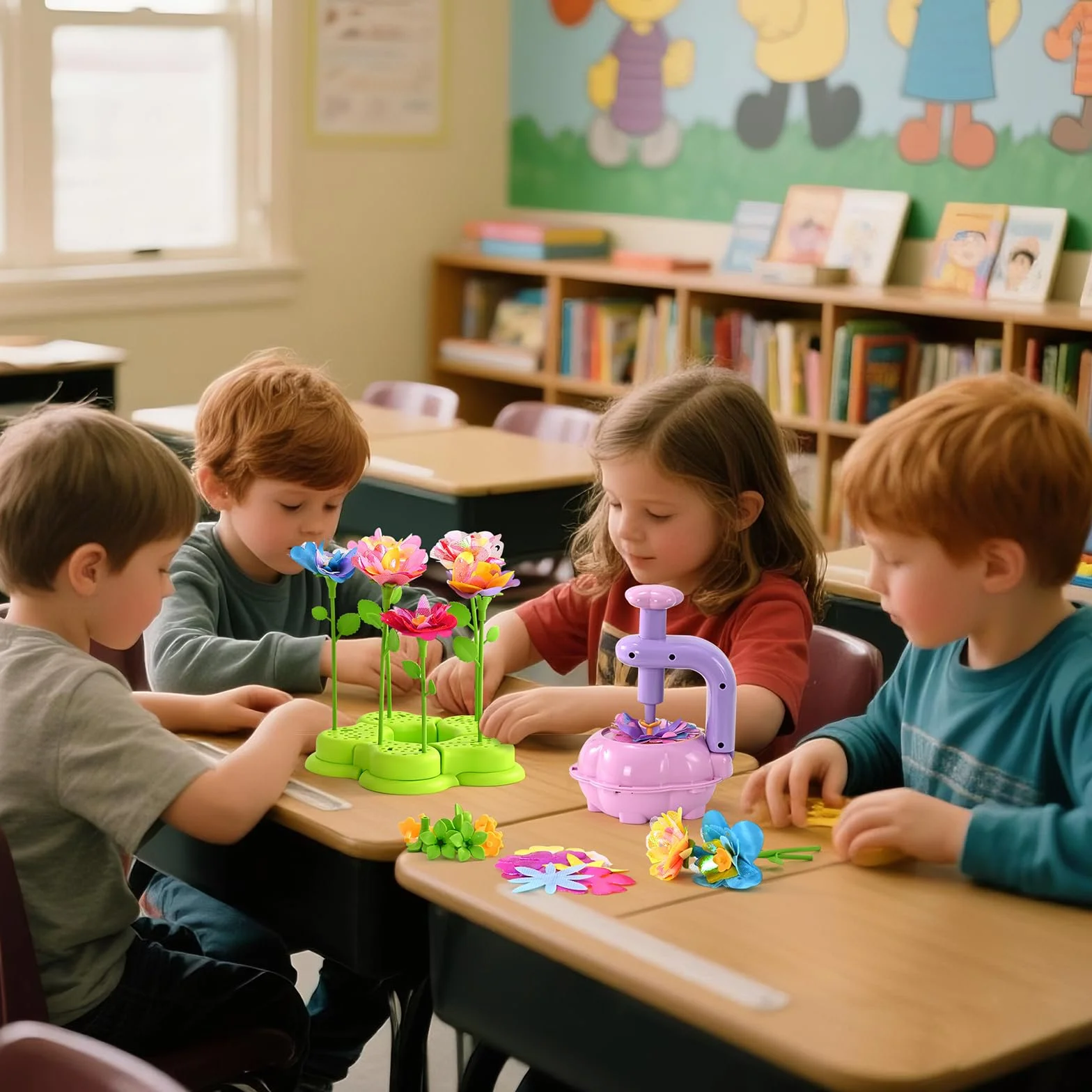 BlueSwan Activité Manuelle Enfant Cadeau Fille 4-12 Ans Fleur Jeux Exterieur Bricolage Anti Stress Jouet Fille