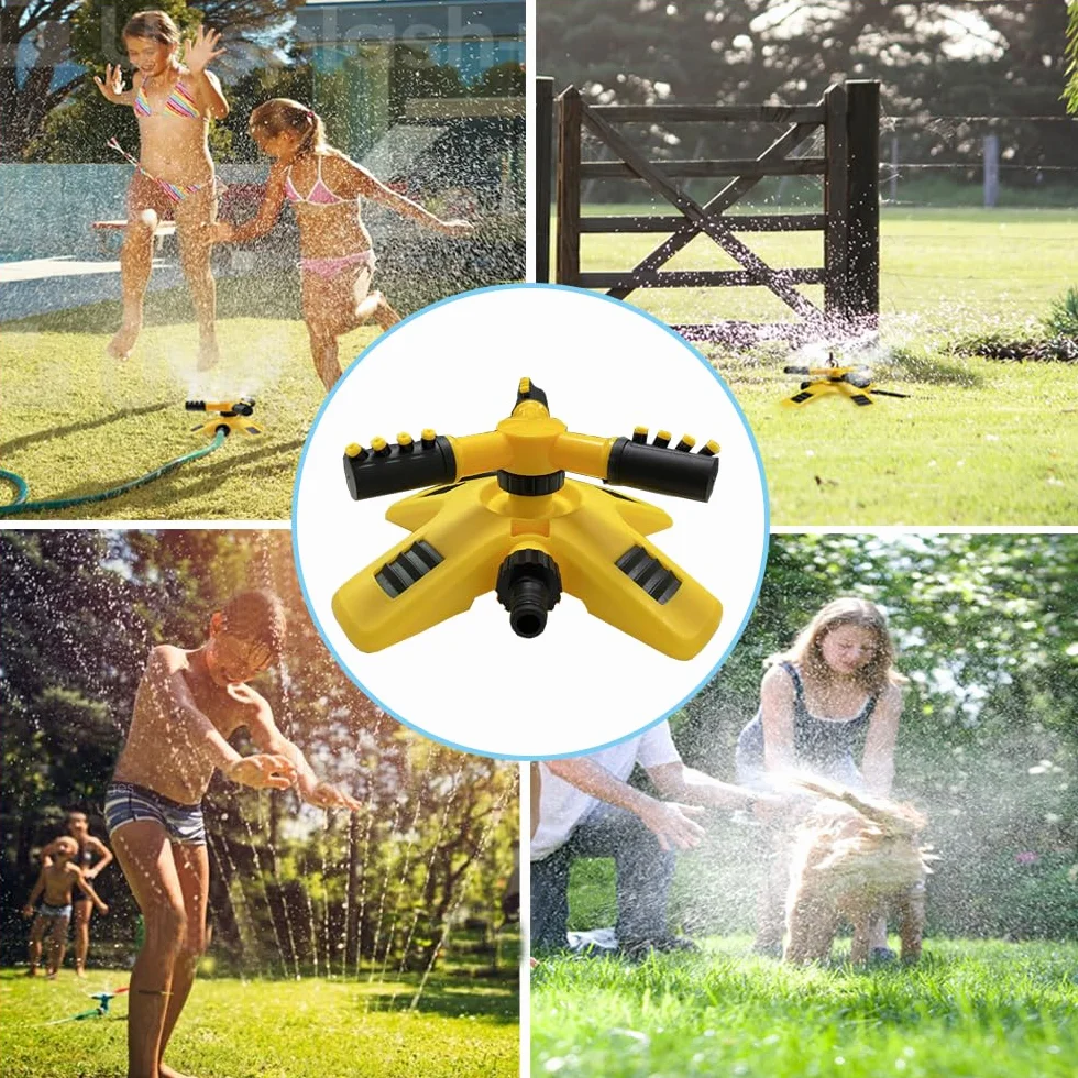 Arroseur d'eau de jardin en forme X pour enfants extérieur