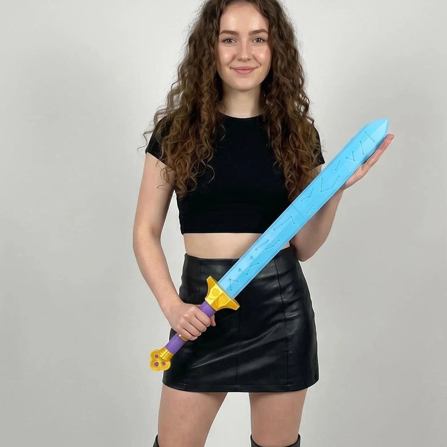 Anime Hunters Cosplay Epee R-umi Bleu