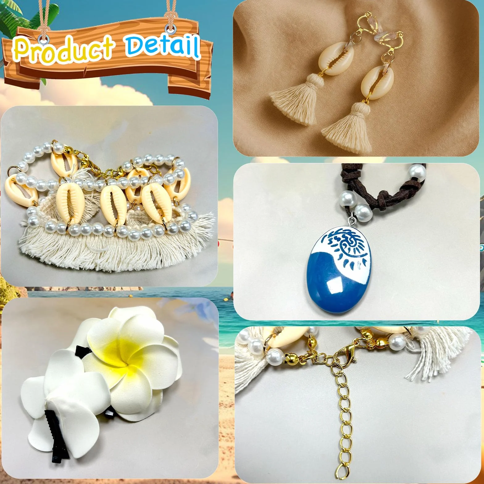 Collier Princesse Accessoires Costume Bijoux Halloween Noël Fête Carnaval