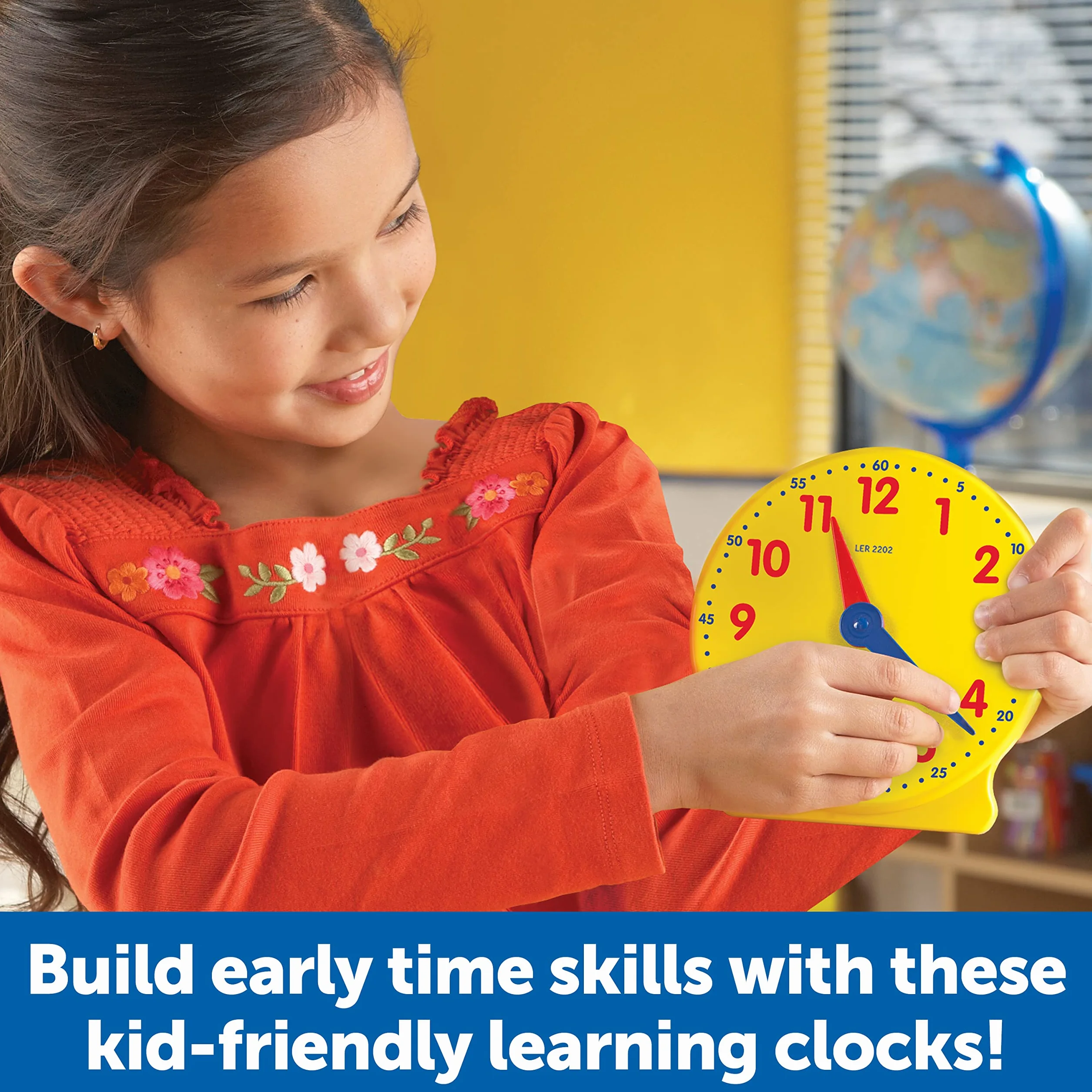 Learning Resources Kit d'Horloges Big Time pour la Classe LER2102