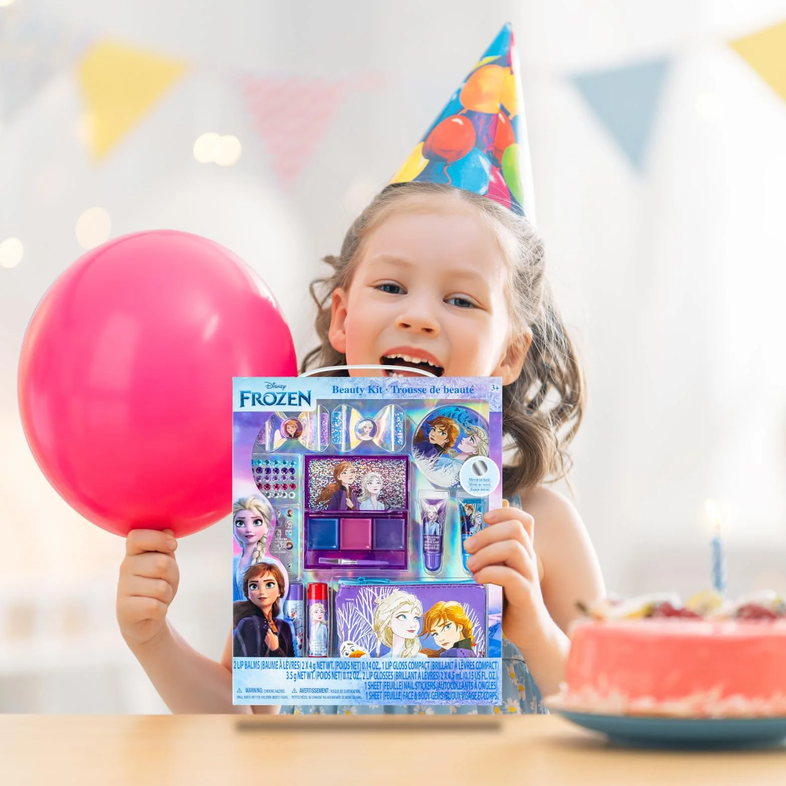 Coffret Maquillage Enfant Frozen Gloss Baume Lèvres Sac