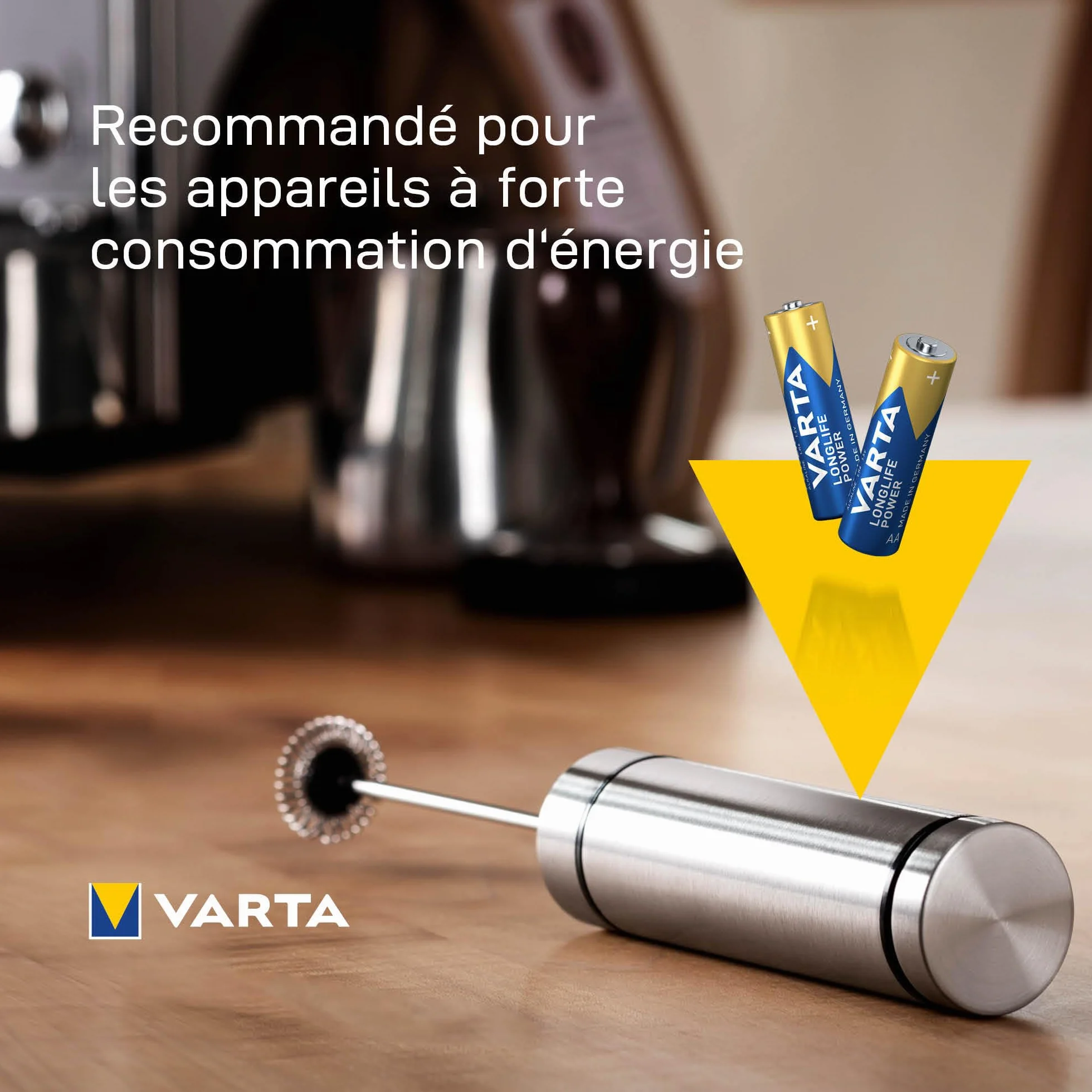 VARTA Piles AA Longlife Power Alcalines 1,5V Lot de 20 Emballage Recyclé Made in Germany