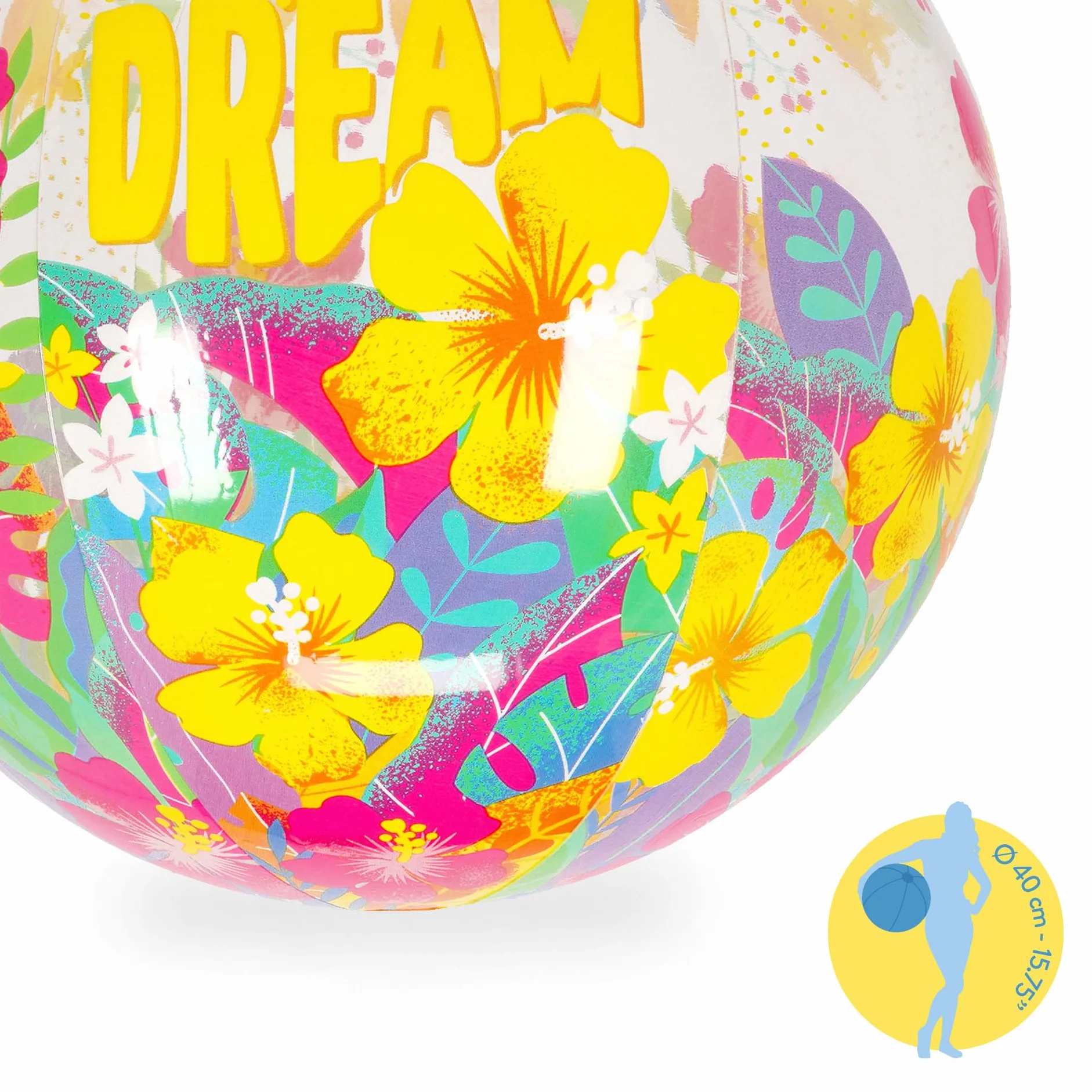 Ballon de Plage Gonflable PVC 40 cm LEGAMI