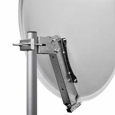 Parabole Satellite Acier 80cm + LNB Single HD 4K Astra EUTELSAT