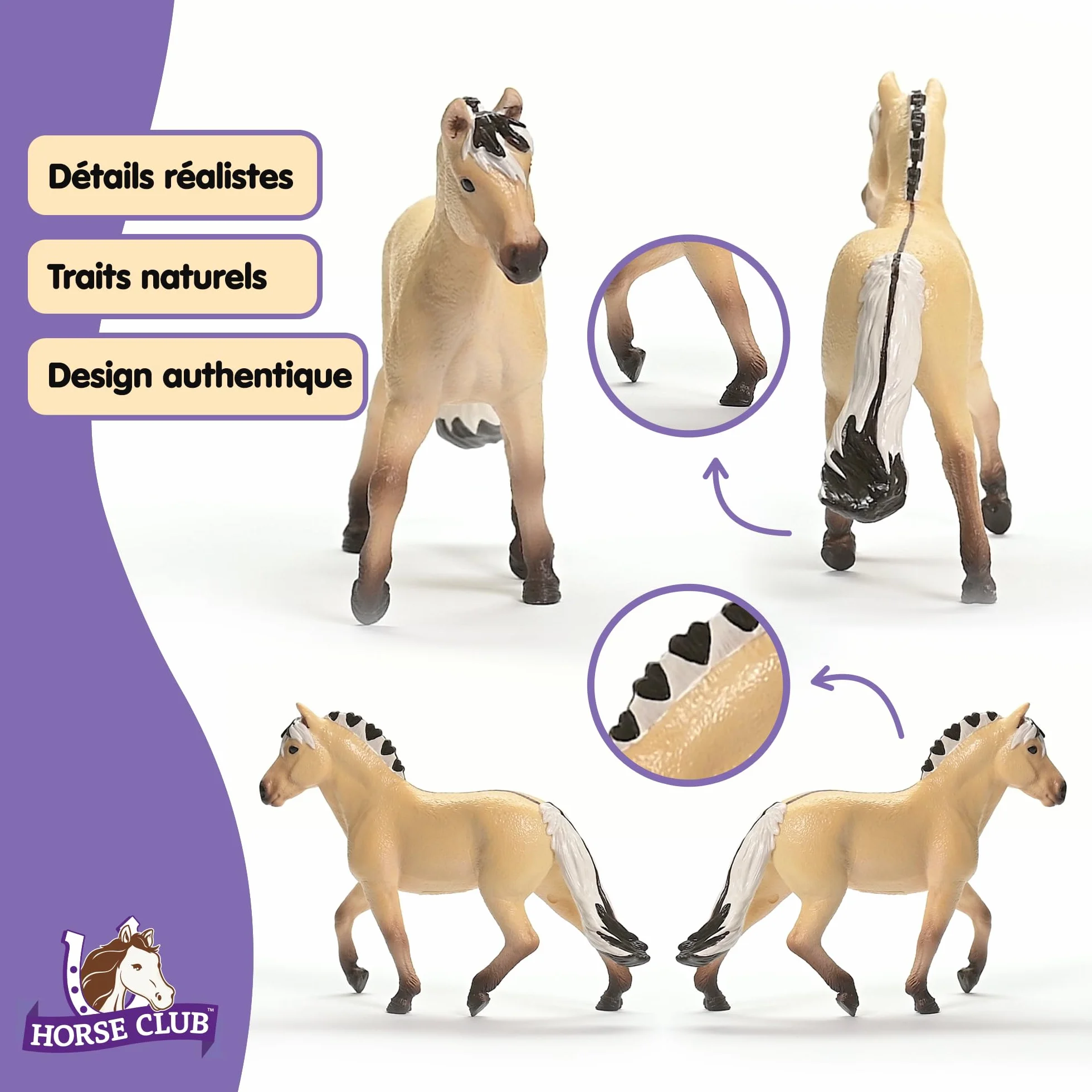 Schleich Horse Club Figurine Jument Fjord 13980 4 x 14 x 10 cm