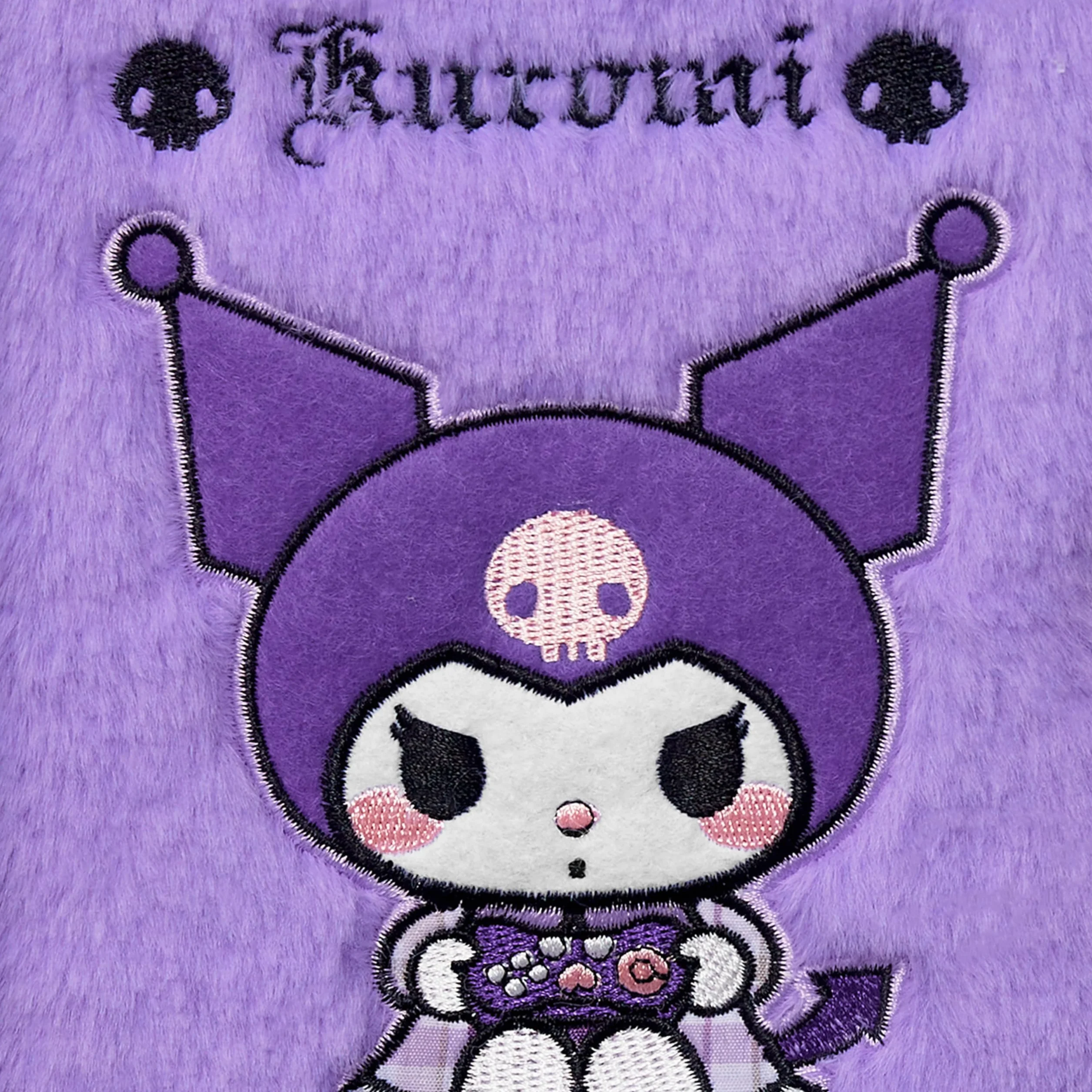 Hello Kitty Carnet Secret avec Cadenas et Stylo Kuromi Journal Intime Cadenas Stylo Bille Peluche Papeterie Kawaii Fourniture Scolaire Violet