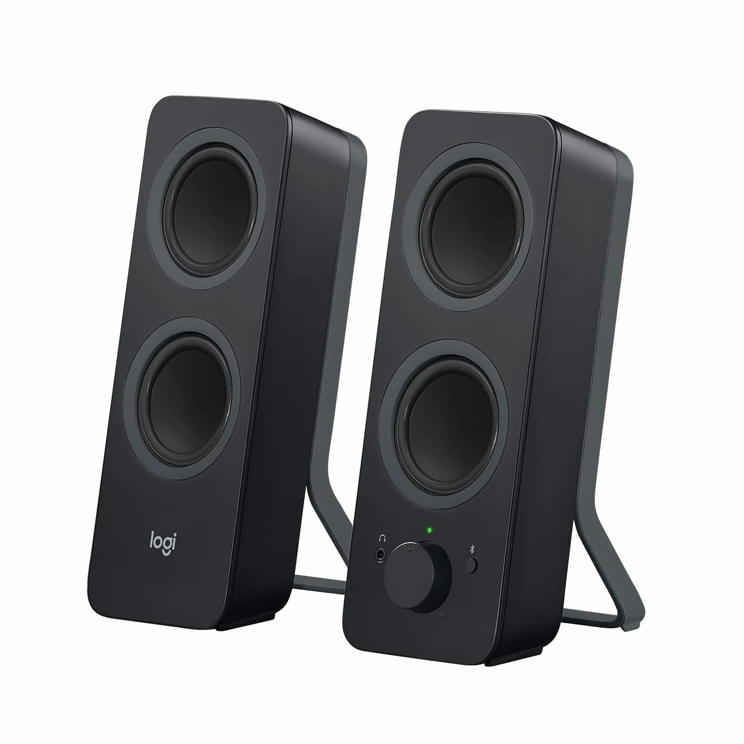 Logitech Z207 Système De Hauts-Parleurs Bluetooth 10W PC, Son Stéréo, Entrée Audio 3,5 mm, Prise Casque, Noir