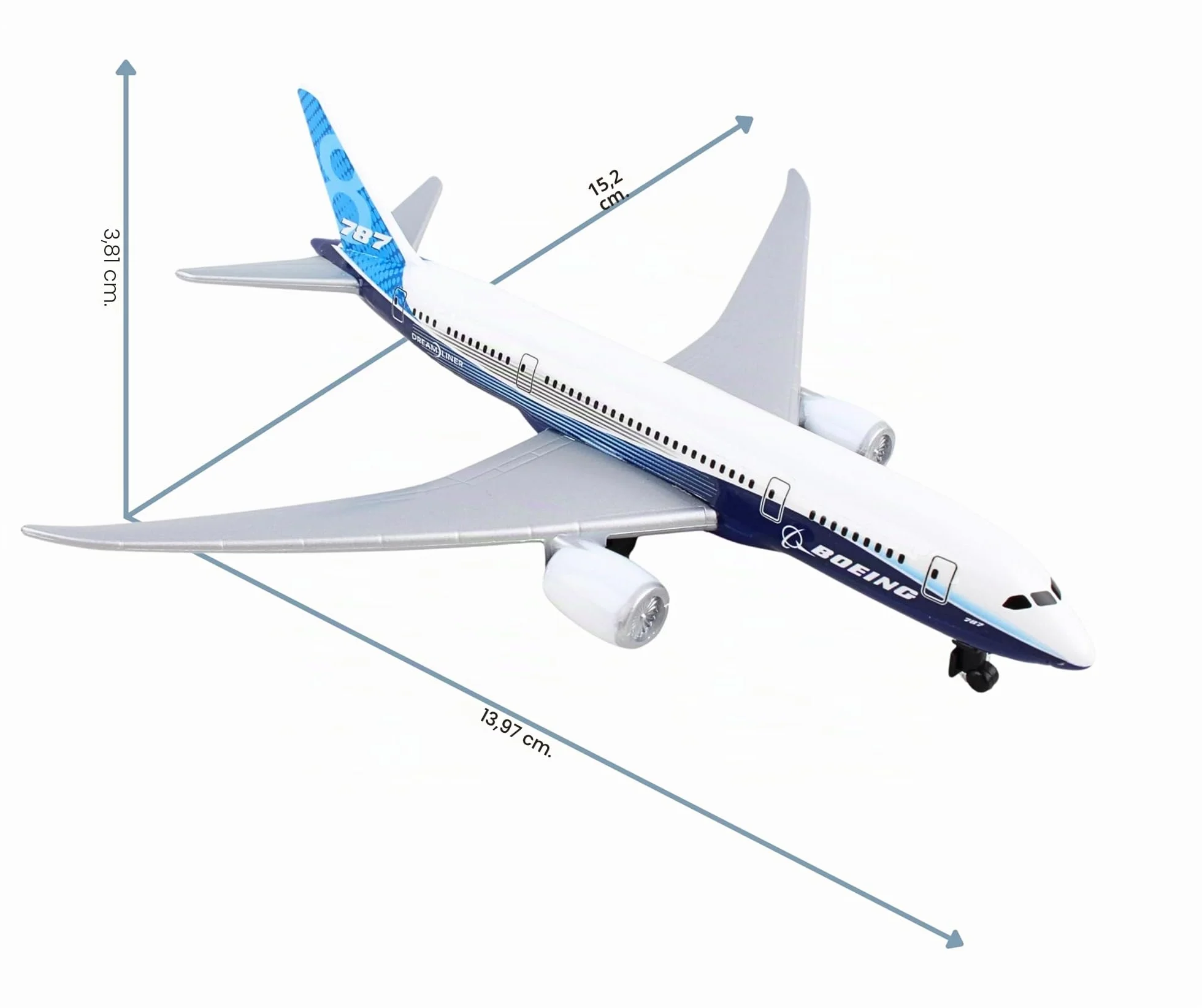 Herpa Toys Boeing B787 Avion Jouet Miniature Plastique Collection