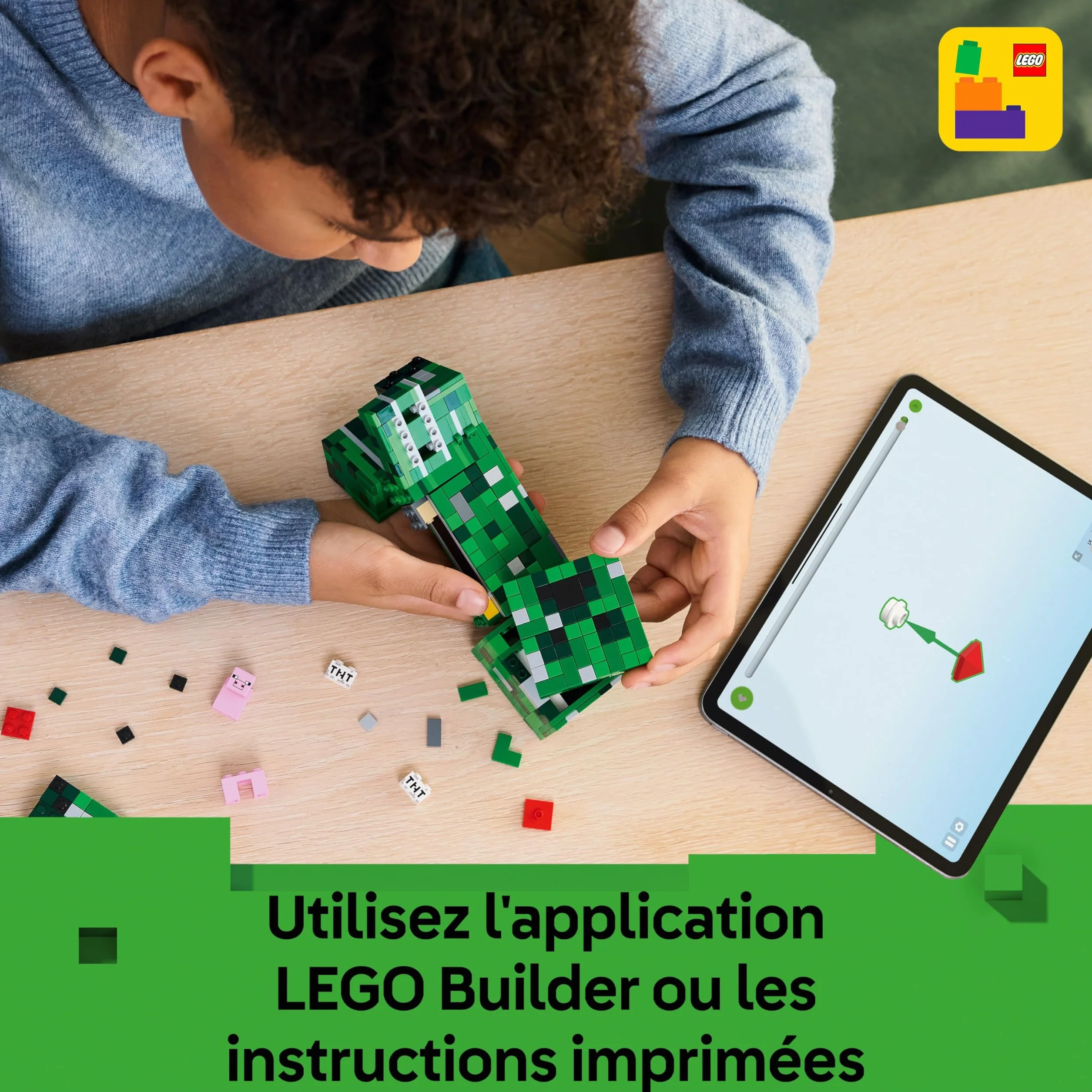LEGO Minecraft Le Creeper Jouet de Construction Figurine Articulée 21276