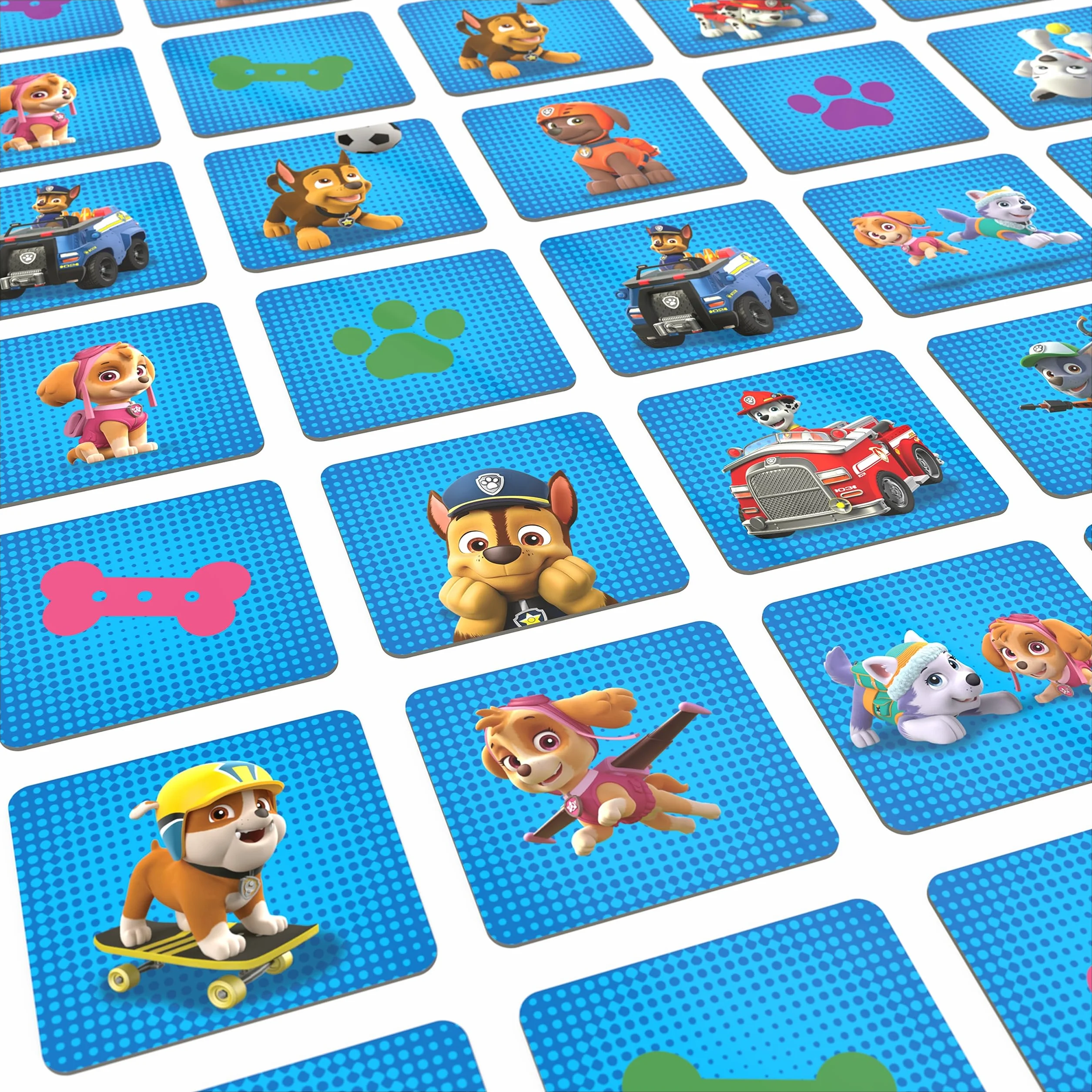 Paw Patrol Pat Patrouille Memo Valisette Jeu De Mémoire 72 Cartes 36 Paires Héros Chiots