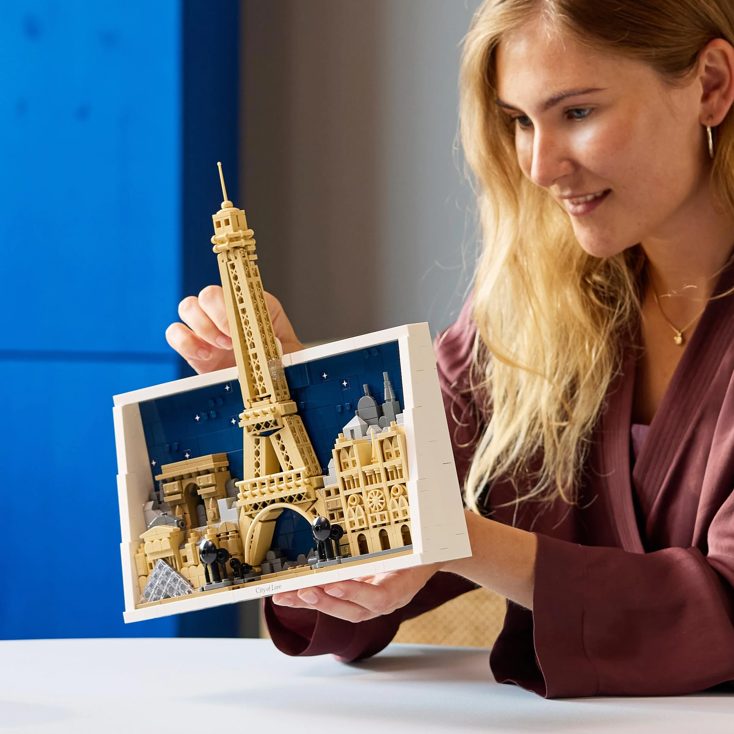 LEGO Architecture Paris 21064 Maquette Miniature Tour Eiffel Monuments Parisiens Décoration Intérieure